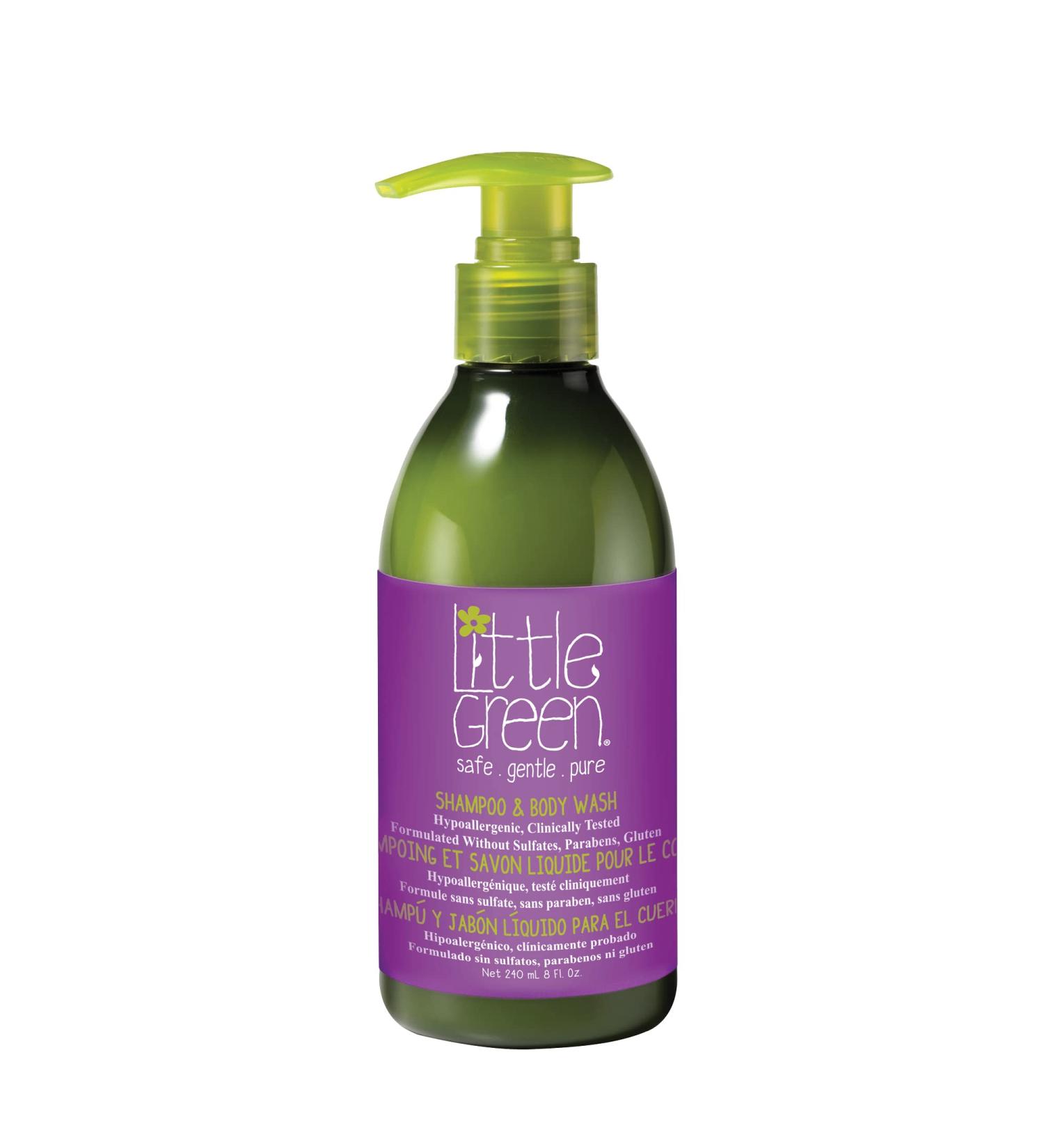 Buy Little Green Kids Shampoo & Body Wash 8oz - Gentle Natural & Eco-Friendly | International Shipping Available - Buy Online on GoSupps.com
