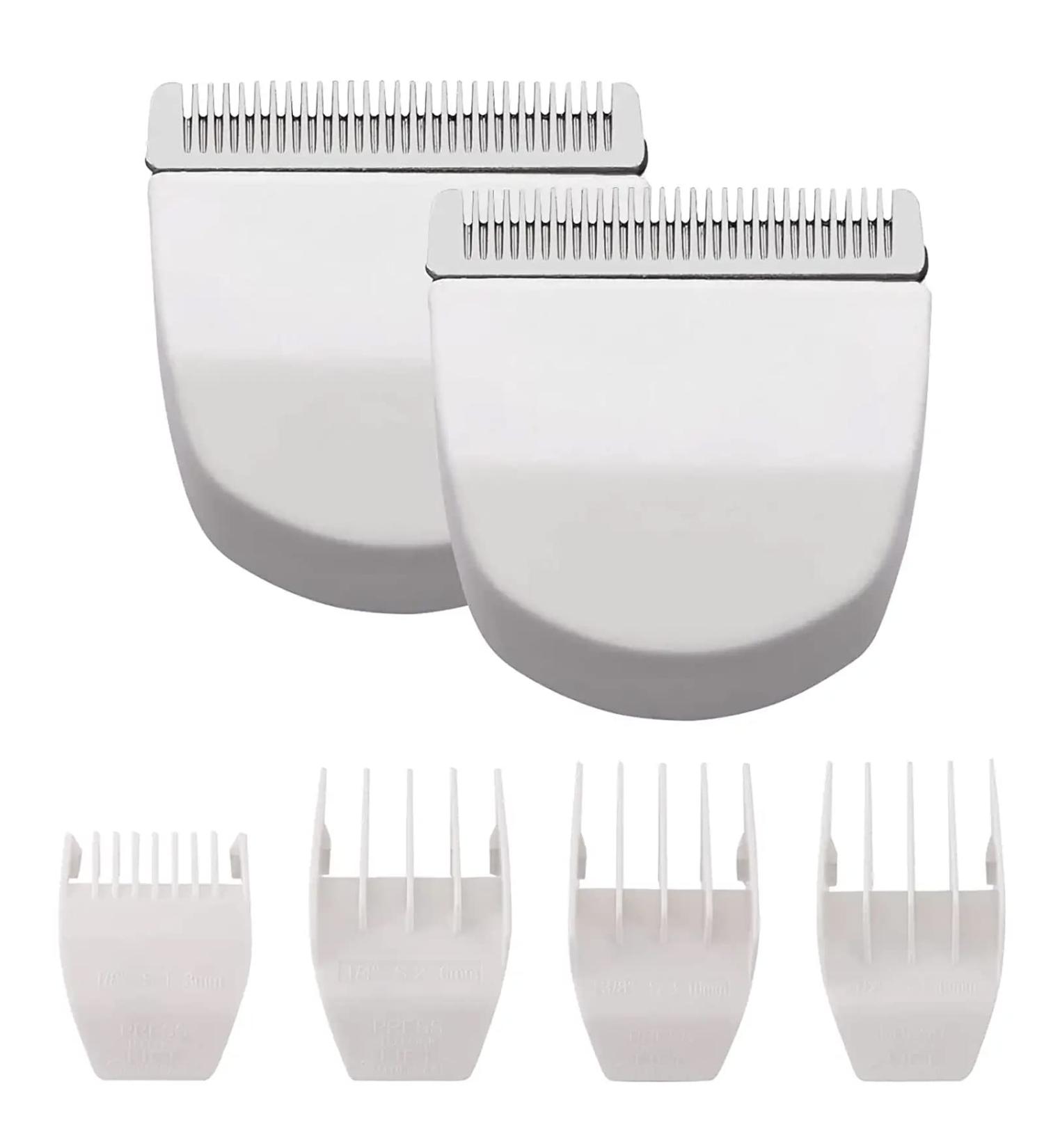 2 Pack Professional Peanut Clipper/Trimmer Snap On Replacement Blades #2068-300 - Compatible with Wahl Peanut Hair Clipper/Trimmer - White (2 Pack) - Buy Online on GoSupps.com