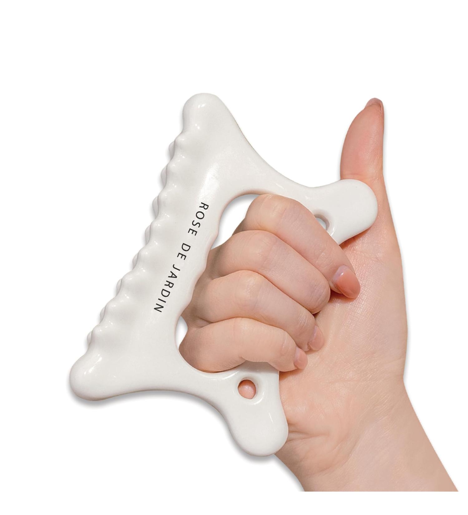 Shop Dujul Ceramic Gua Sha - Face & Body Massage Tool for Muscle Relief & Skin Care | Perfect Gift for Men & Women - Buy Online on GoSupps.com