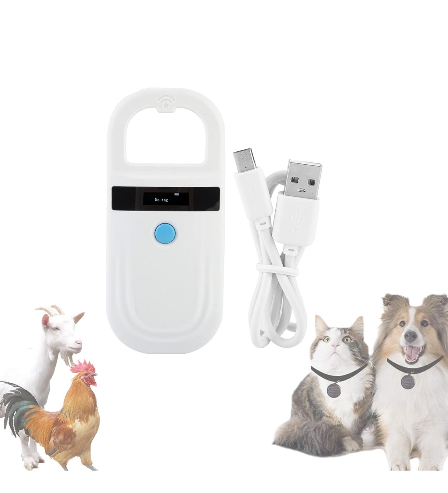 Gugxiom ChiPlesic RFID Reader for Animals - 134.2kHz/125kHz OLED Display FDX B & EMID Microchip Compatible with Alarm - Ideal for Dogs - Buy Online on GoSupps.com