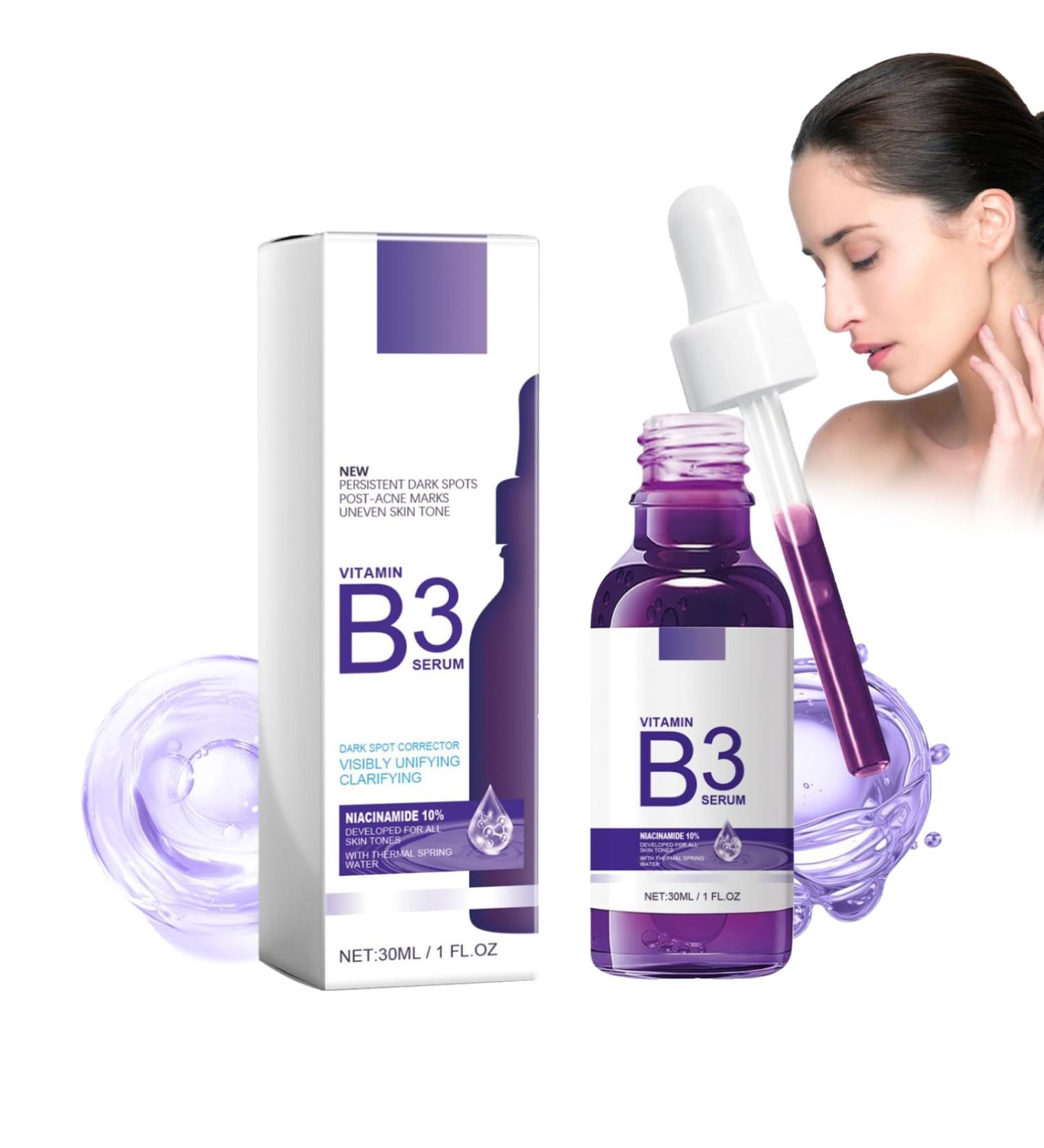 B3 Vitamin B3 Serum Dark Spot Corrector Niacinamide Serum - Dark Spot Corrector Anti-Aging Face Serum + Niacinamide Long Lasting Results (1PC) - Buy Online on GoSupps.com