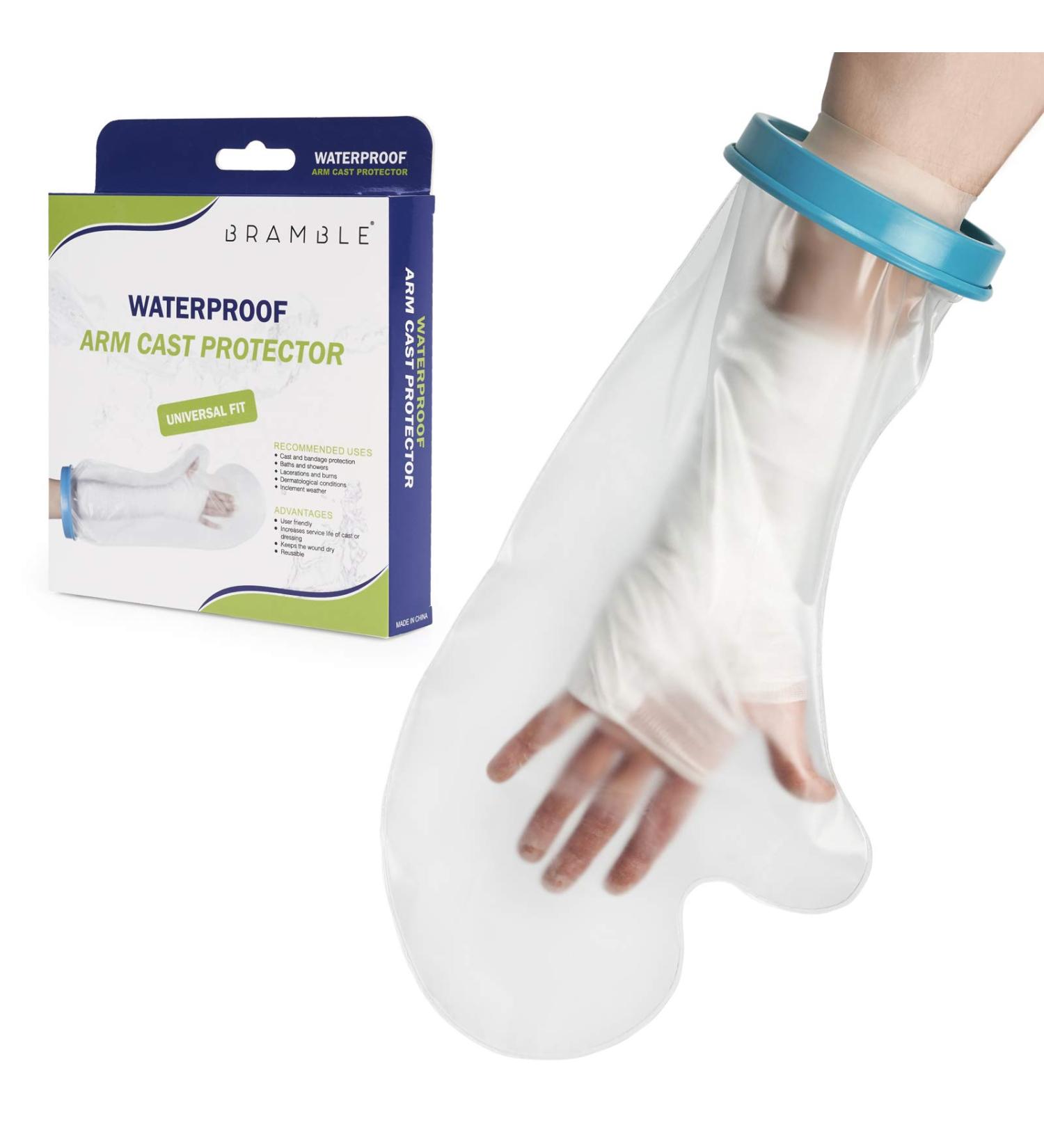 Bramble Waterproof Silicone Cast Protector for Arm - Ideal for Bath & Shower - International Shipping Available - Buy Online on GoSupps.com