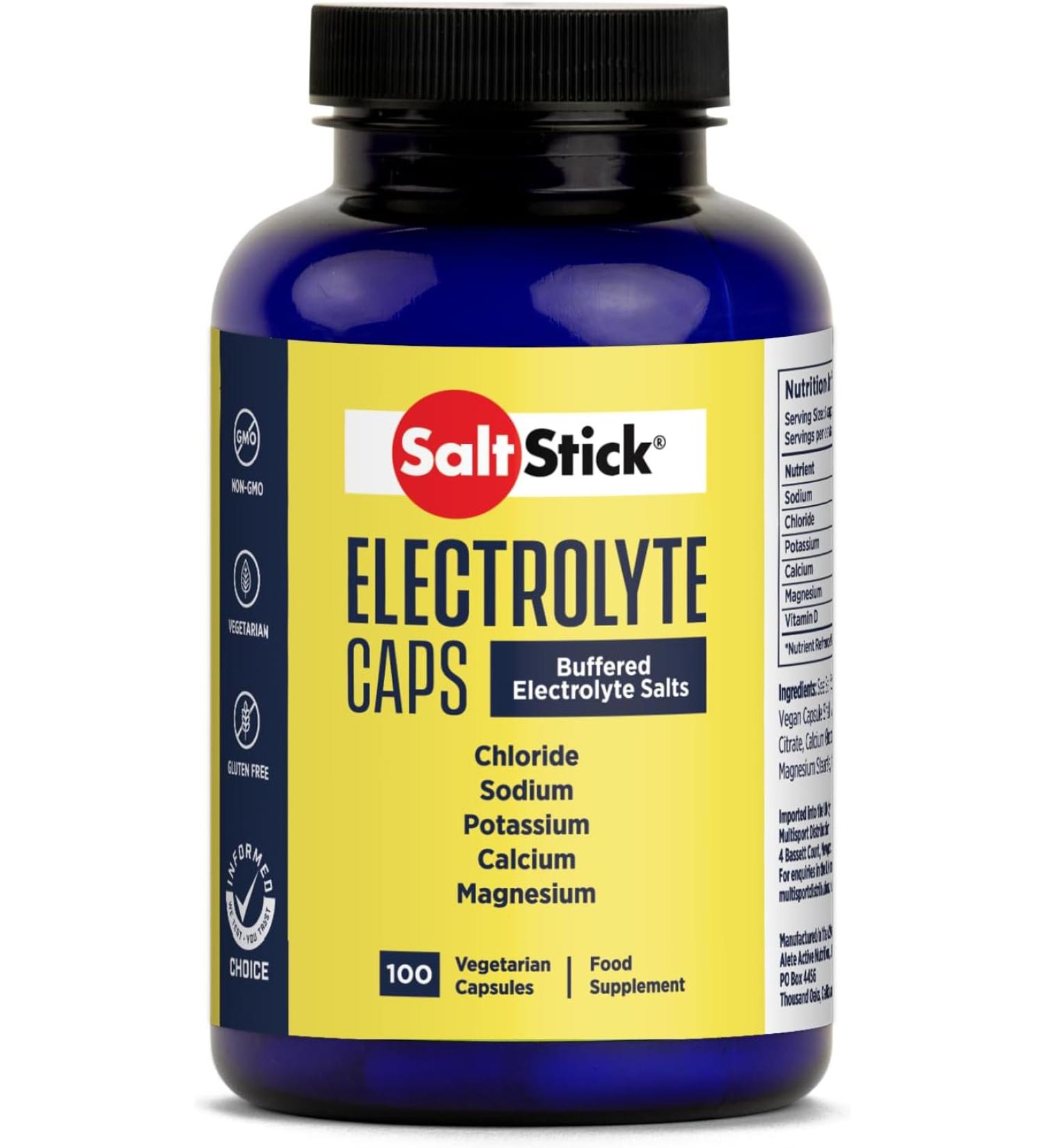 Saltstick Electrolyte Caps Buffered Electrolyte Salts 100 Capsules - Buy Online on GoSupps.com