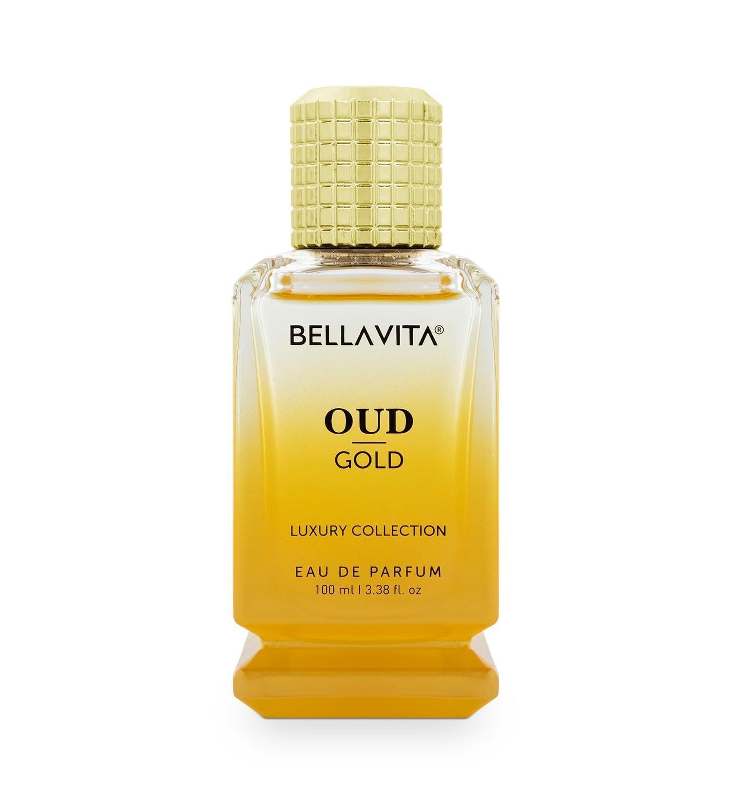 Bella Vita Luxury Men Oud Gold Eau De Parfum Intense Liquid Perfume With Caramel Orris Rose Jasmine |Woody Long Lasting Edp Fragrance Scent 100 Ml - Buy Online on GoSupps.com