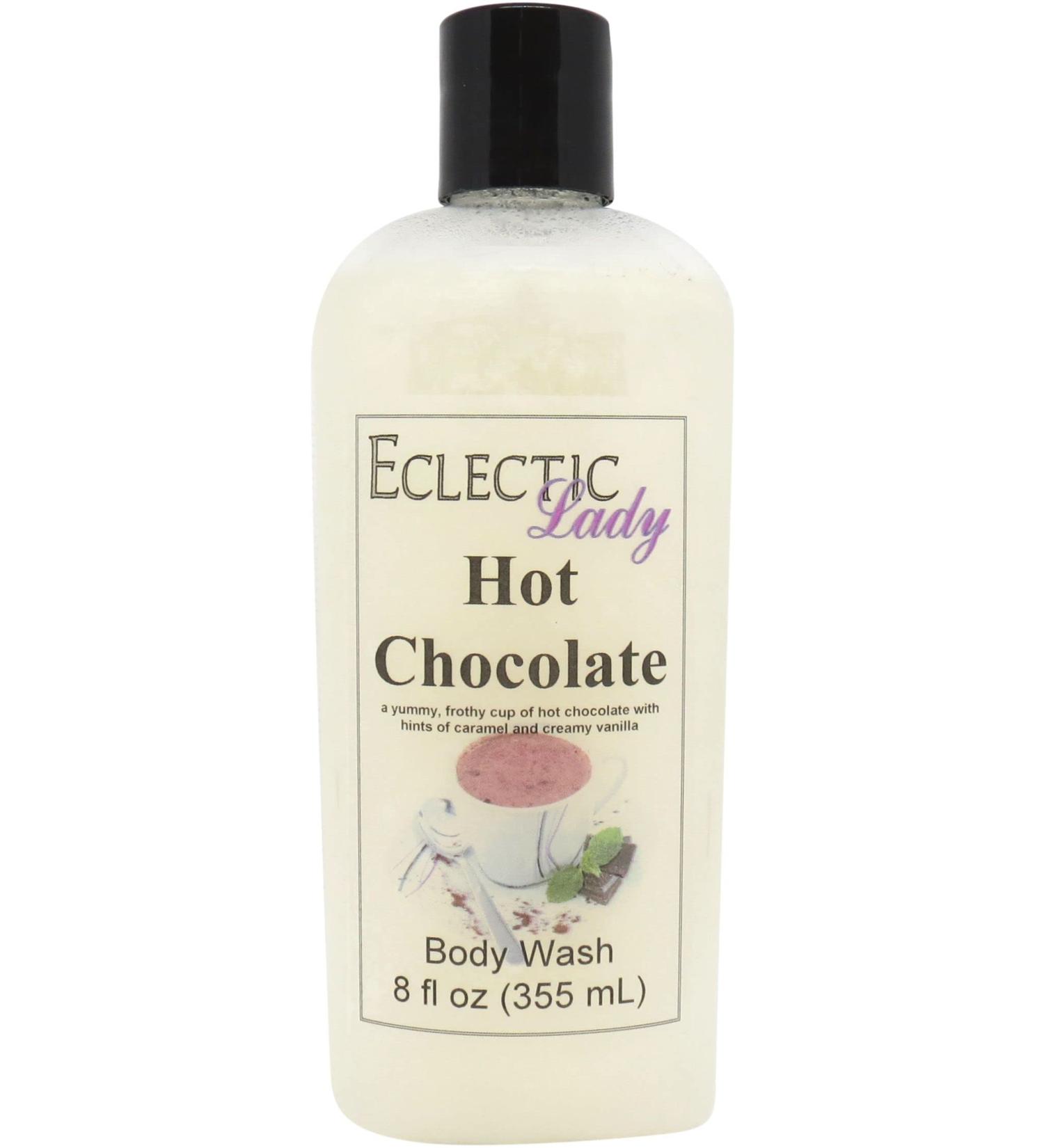 Eclectic Lady Liquid Pearl Body Wash - Hot Chocolate Scent 3-in-1 Use For Bubble Bath Hand Soap & Body Wash Phthalate-Free Hot Chocolate Fragrance Handcrafted in USA (8 oz) 8 Fl Oz (Pack of 1) - Buy Online on GoSupps.com