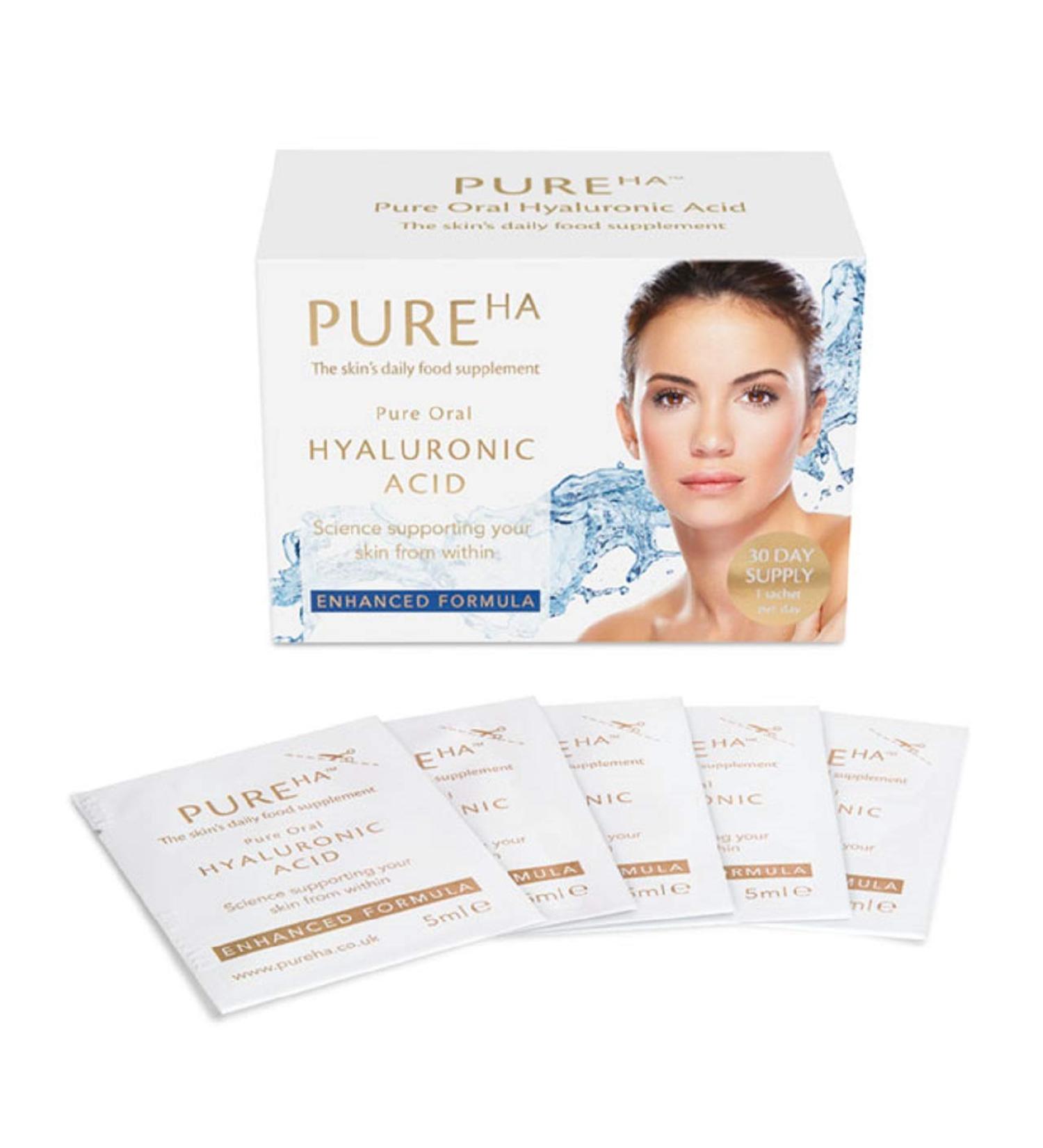PureHA Oral Hyaluronic Acid Supplements - 30 Days Supply for Youthful Skin - Buy Online on GoSupps.com