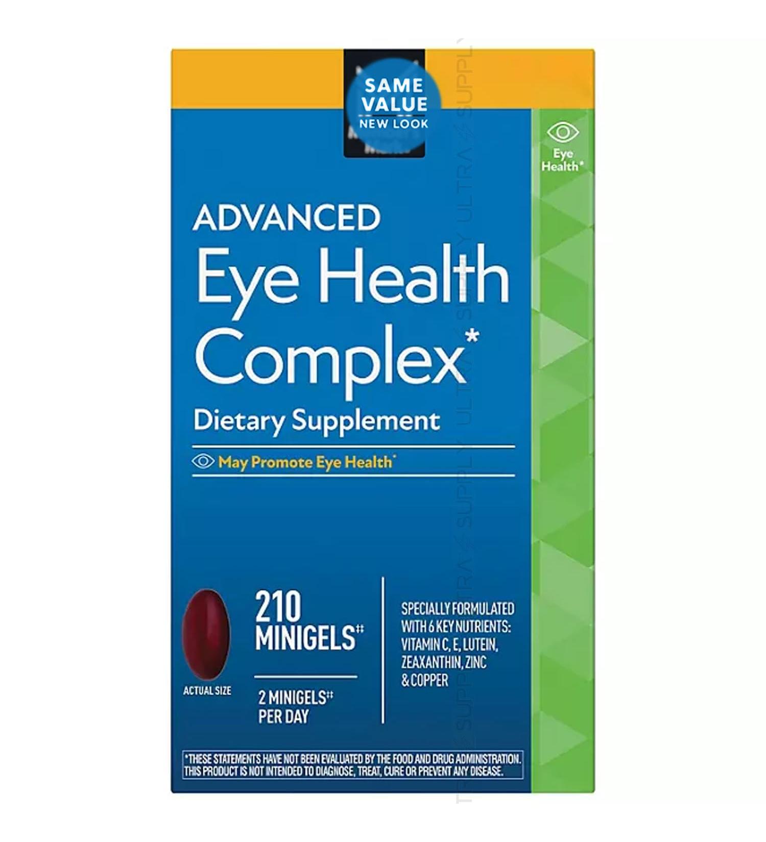 Members Mark Advanced Eye Health Complex Minigels (210 Servings.) Nutritional Vision Support with Key Antioxidants and Zinc - Buy Online on GoSupps.com