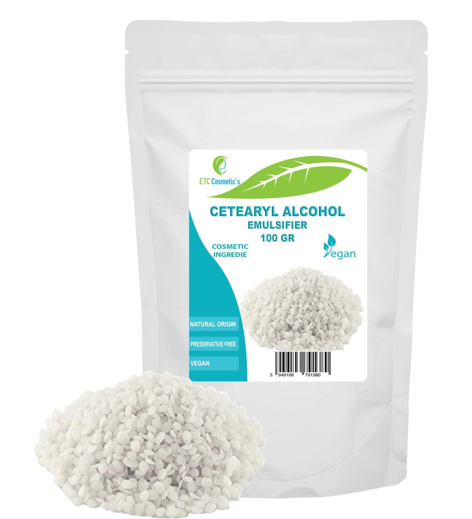 Alcool c t arylique (Cetearyl alcohol) - 100 gr - | Utilis comme ingr dient dans les apr s-shampooings les shampoings cr mes les soins de la peau les soins du corps les soins capillaires 100 g (Lot de 1) - Buy Online on GoSupps.com