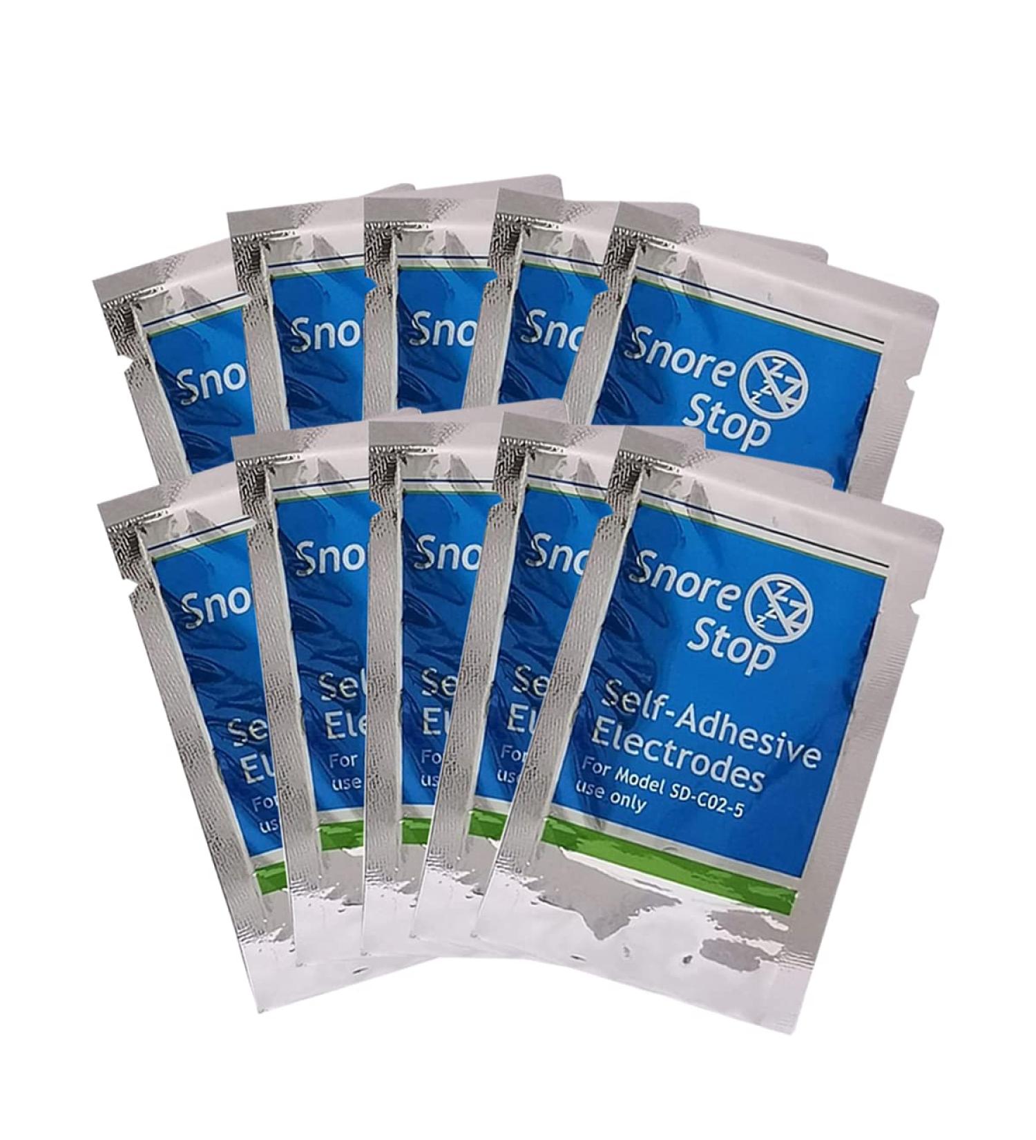 10 Pairs Snore Stopper Patch - Electrode Conduction Sticker for Anti-Snoring Wristbands - Buy Online on GoSupps.com