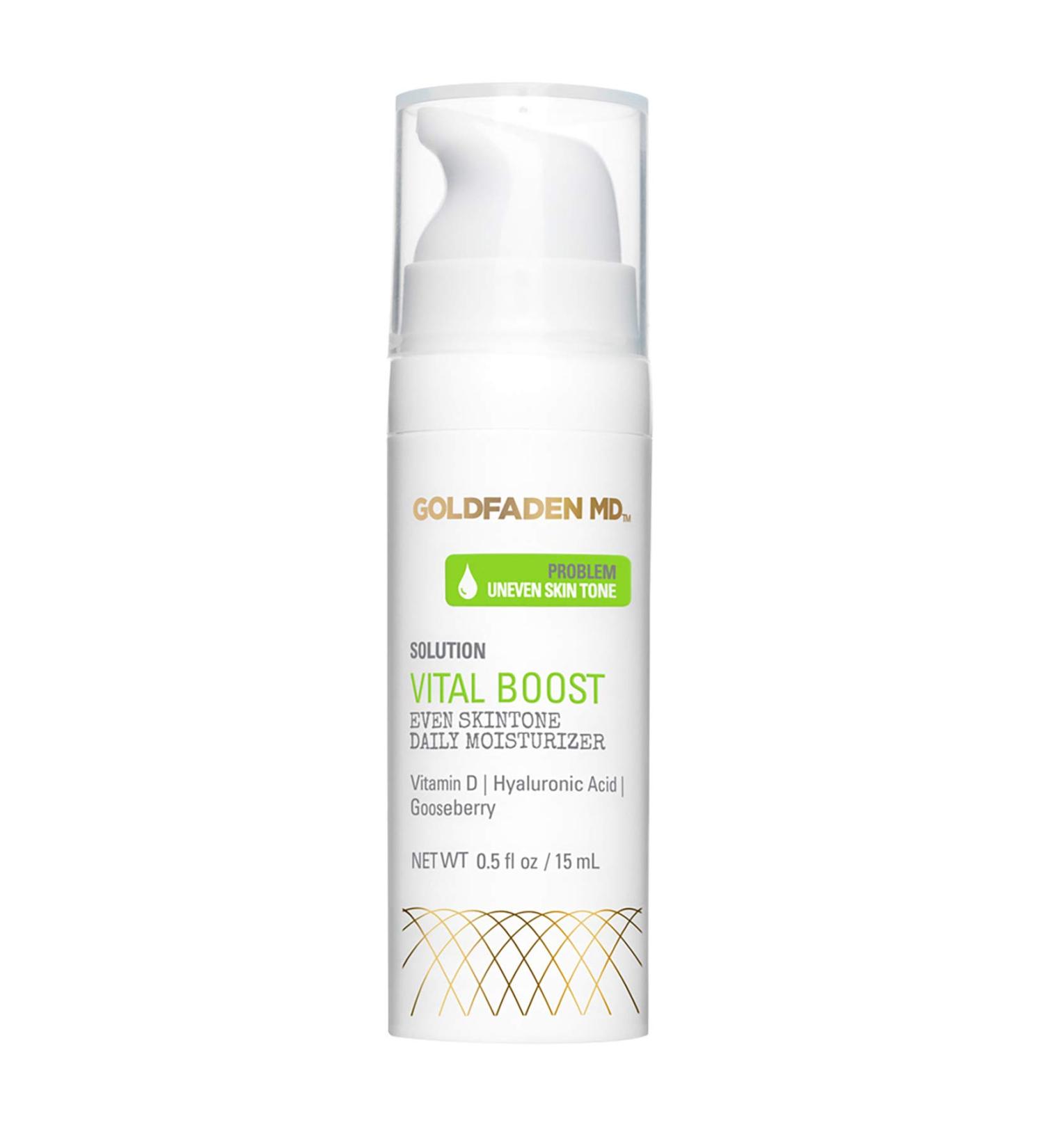 Vital Boost Evening Facial Moisturizer with Organic Red Tea Extract | Hyaluronic Acid Jojoba Oil & Gooseberry | Brighten & Even Skin Tone for Radiant Glow | 0.5 Fl Oz (Pack of 1) - Buy Online on GoSupps.com