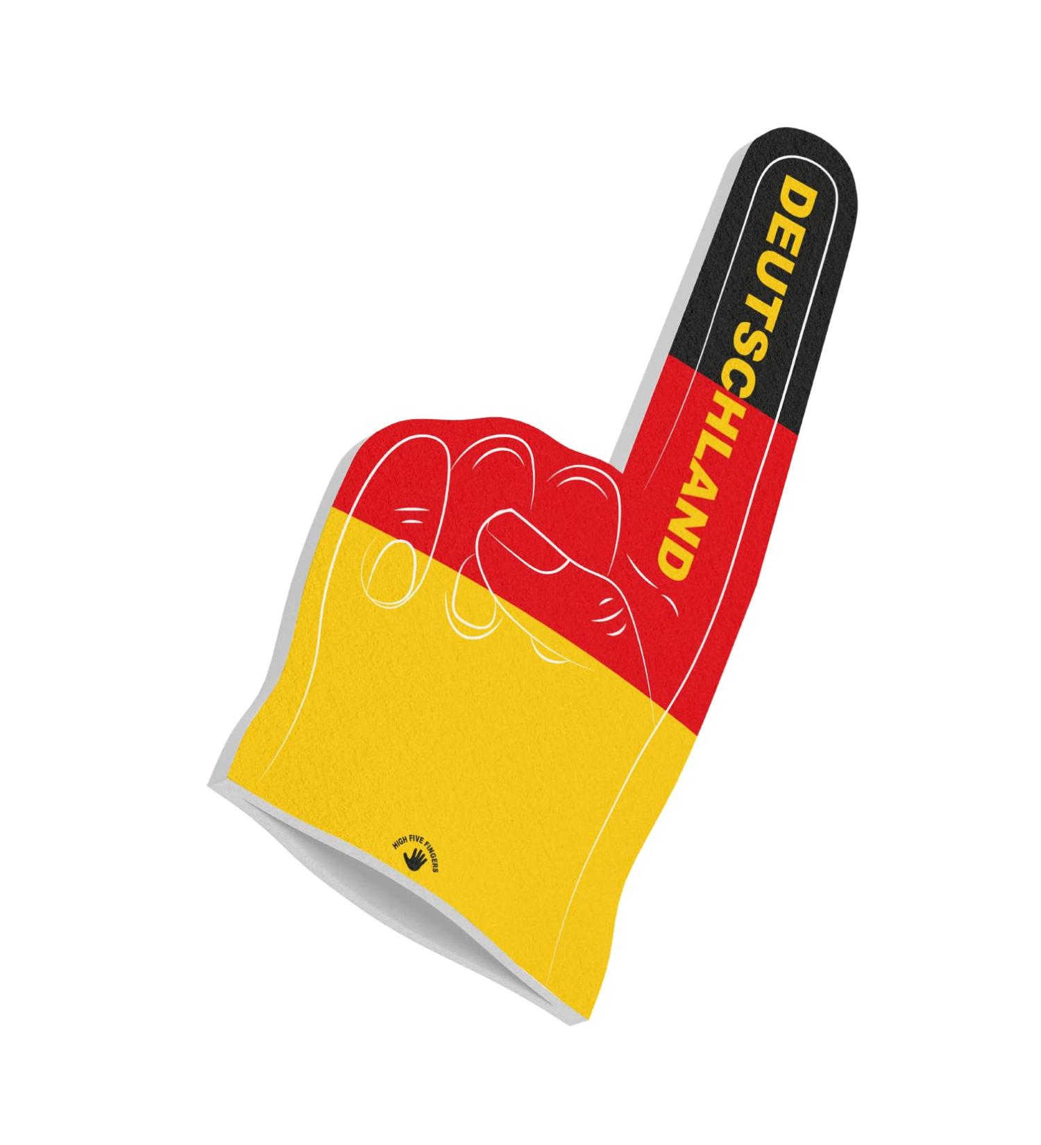 High Five Fingers EM 2024 European Championship Foam Hand | Flag Fan Articles for Games & Events | One Size 44x22x2.5 cm | Germany Shipping - Buy Online on GoSupps.com
