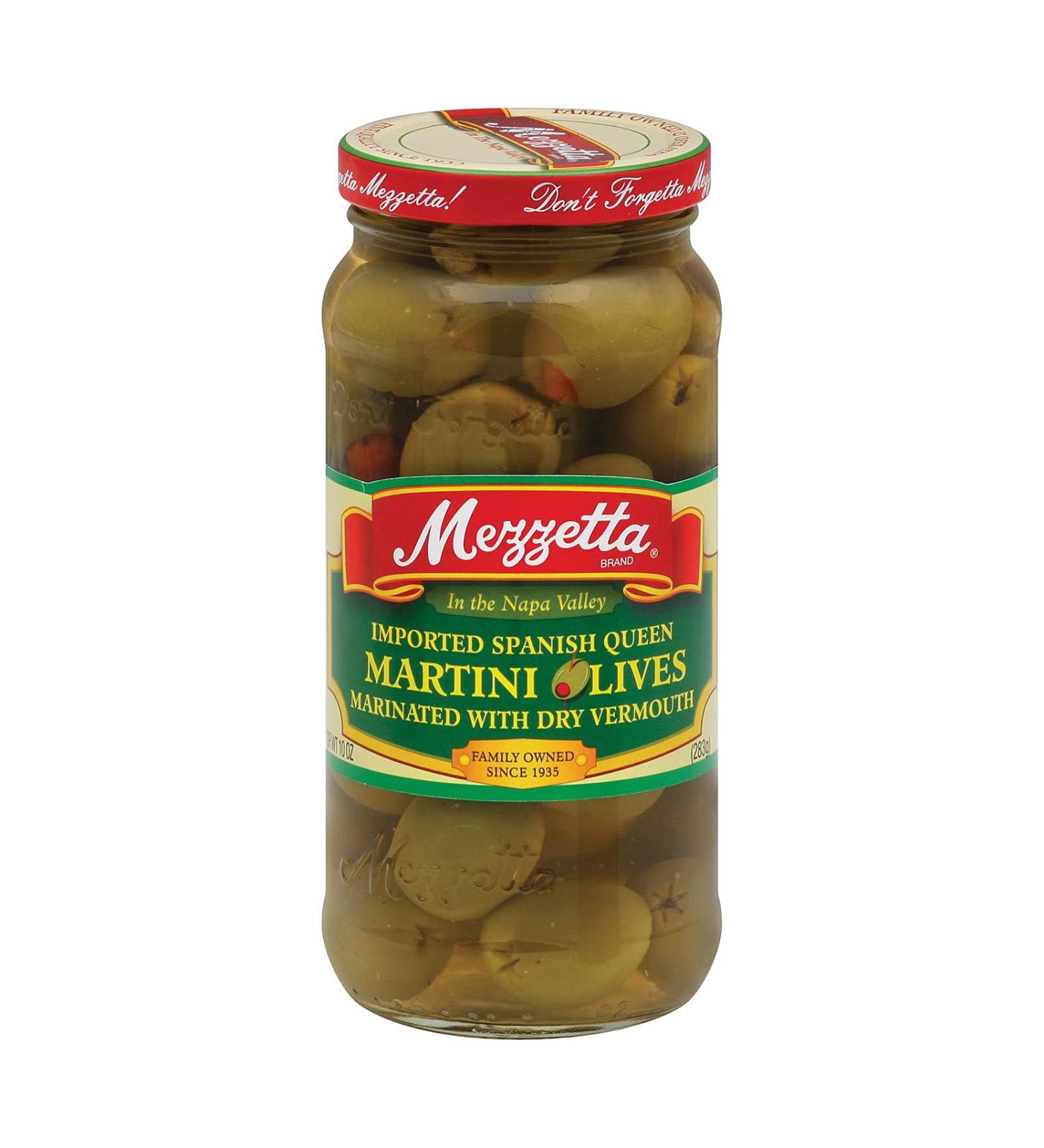Martini Olives - 10 ounce - 6 per case.