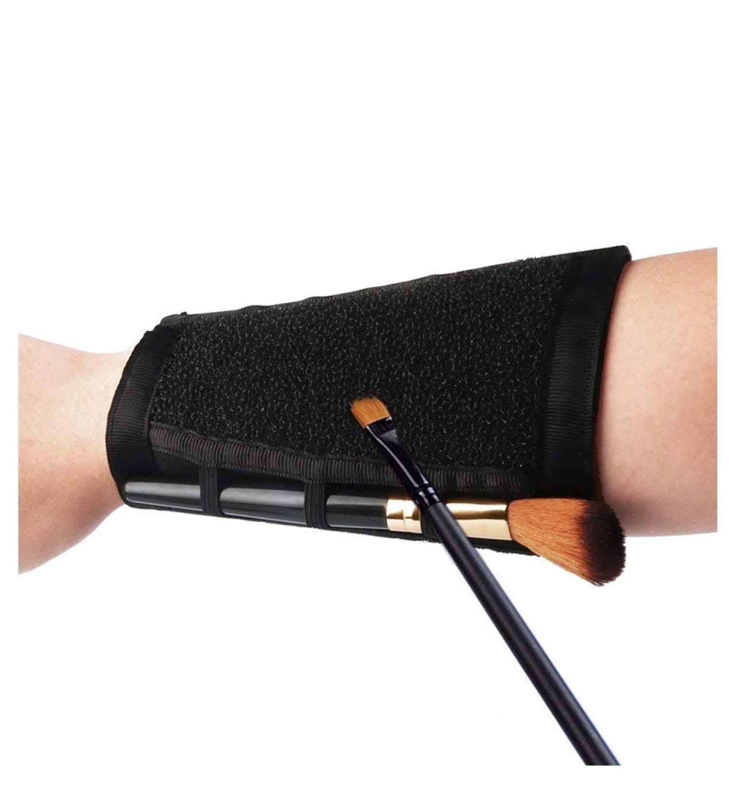 Pinkiou Makeup Remover Armband - Color Cleaner Sponge for Makeup Brush - Black - Buy Online on GoSupps.com