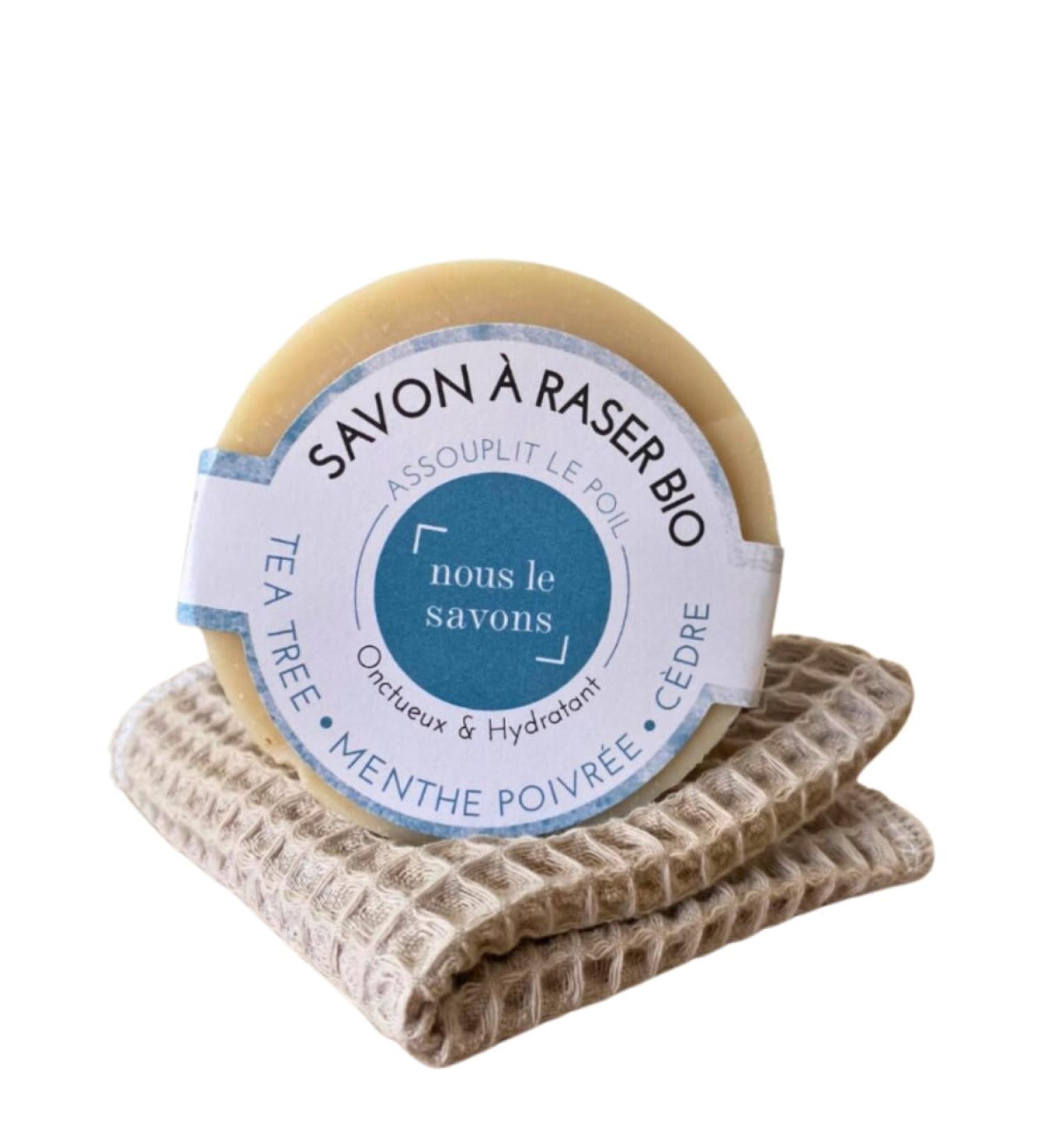 MES COURSES EN VRAC Moisturizing and organic shaving soap