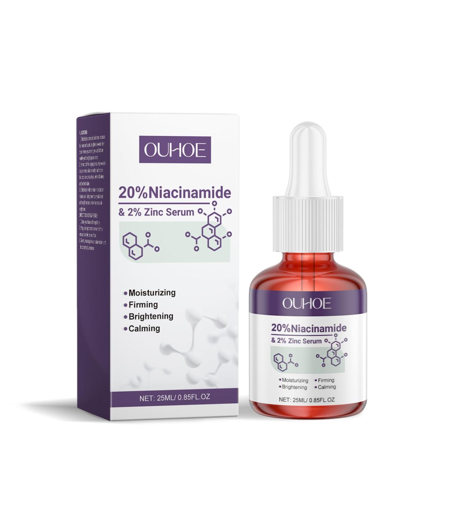 Niacinamide Acne Clearing and Firming Serum Gentle Moisturizing and Fading Facial Acne Softening Skin Serum - Buy Online on GoSupps.com