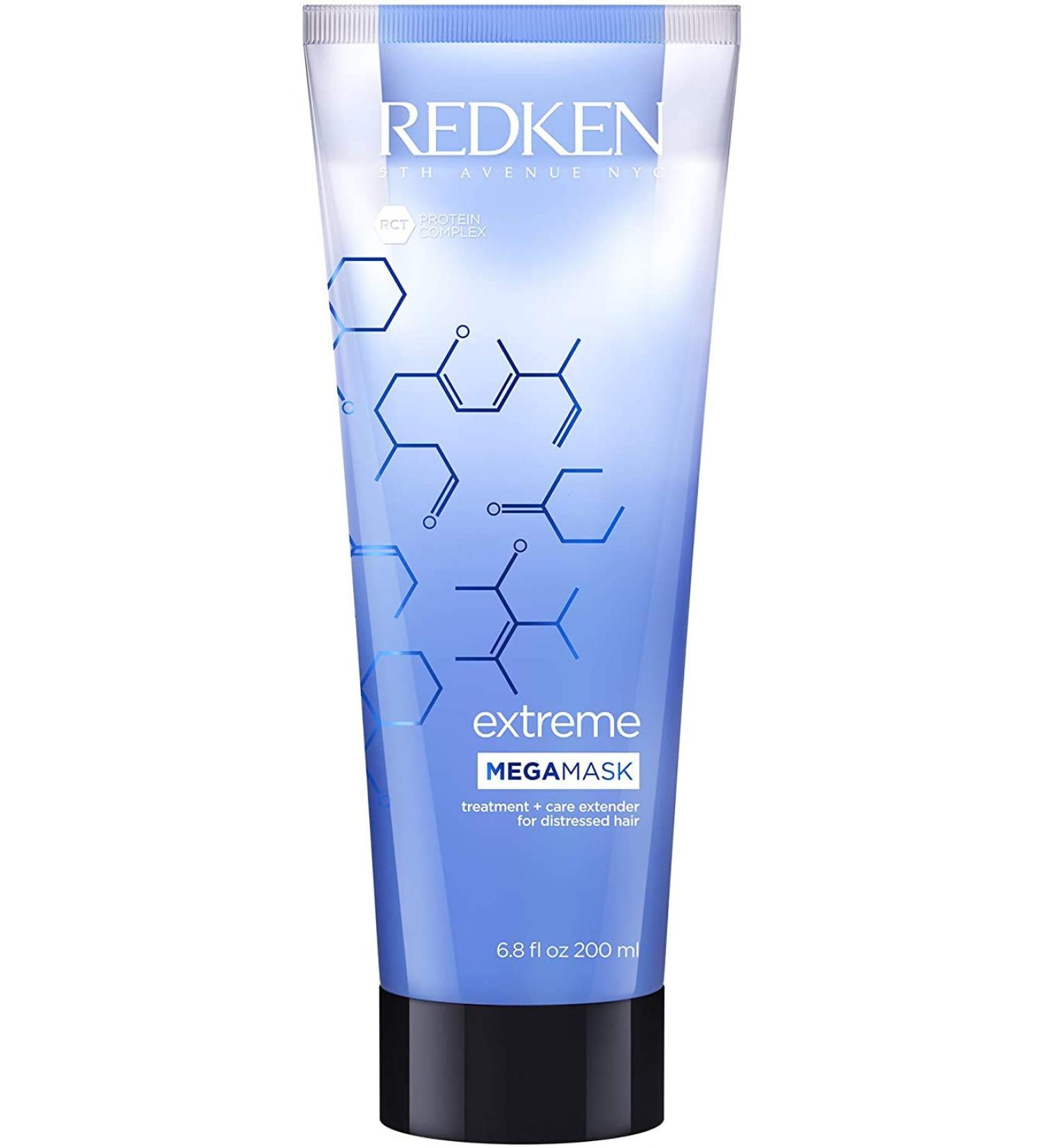 REDKEN | Extreme | Mega Mask | Dual Formula | Treatment + Care Extender | For Damaged Hair | 200ml - Buy Online on GoSupps.com