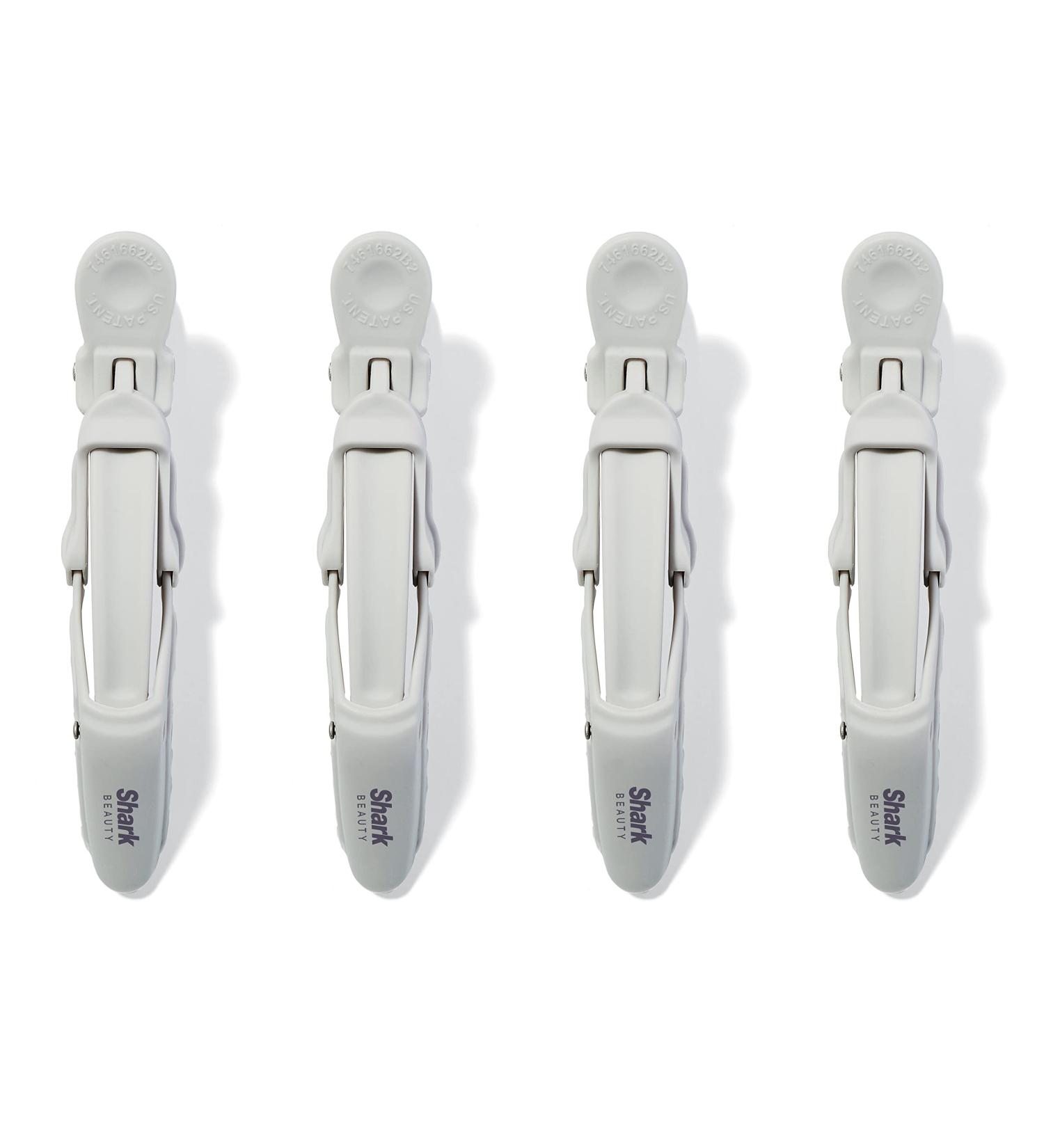 Shark HD100SAHCA Beauty Non-slip Alligator-style Accessory Clips 4.72 Inch (Pack of 4) Stone