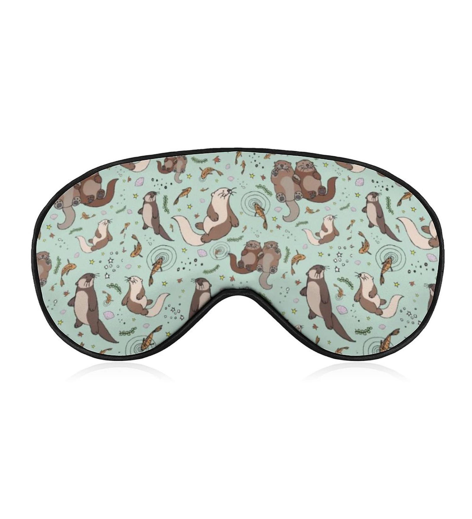 Otter Sleep Eye Mask | Soft Skin-Friendly Eye Sleeping Mask for Men/Women/Kids | 100% Light Blocking for Home/Travel/Office - Buy Online on GoSupps.com