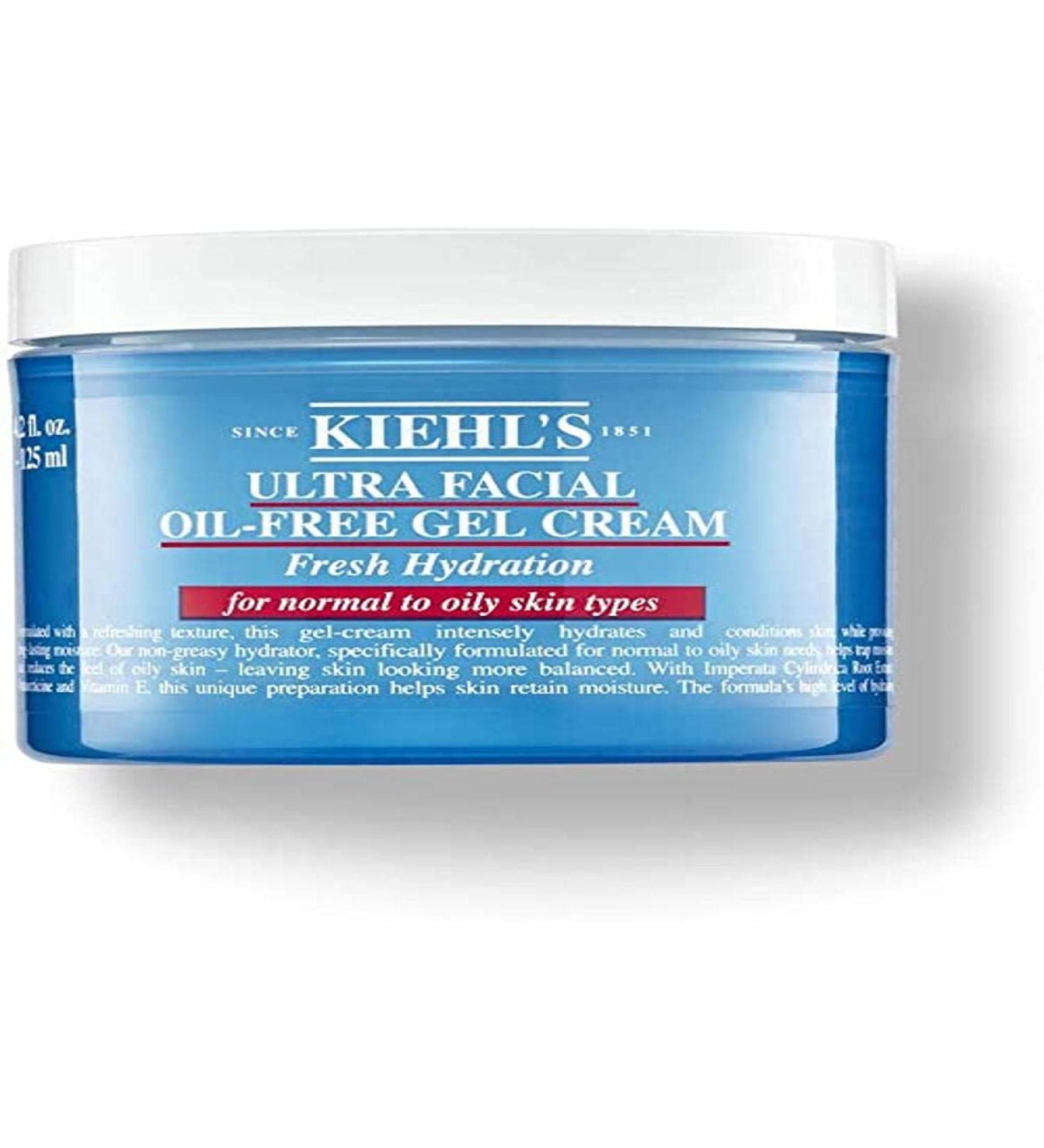 Kiehl's Ultra Facial Oil-Free Gel Cream  4.2 Ounce Unscented 4.20 Fl Oz (Pack of 1)