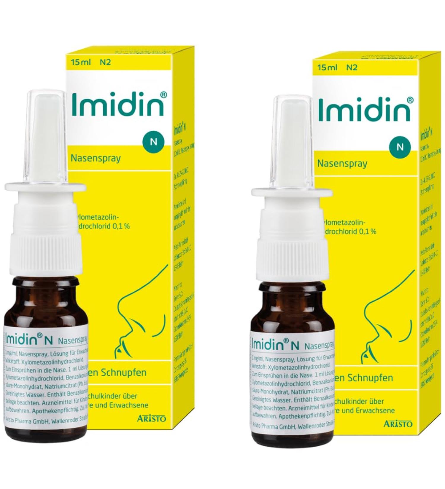 Imidin N - nasal spray against colds - double pack at a special (2x 15 ml nasal spray)