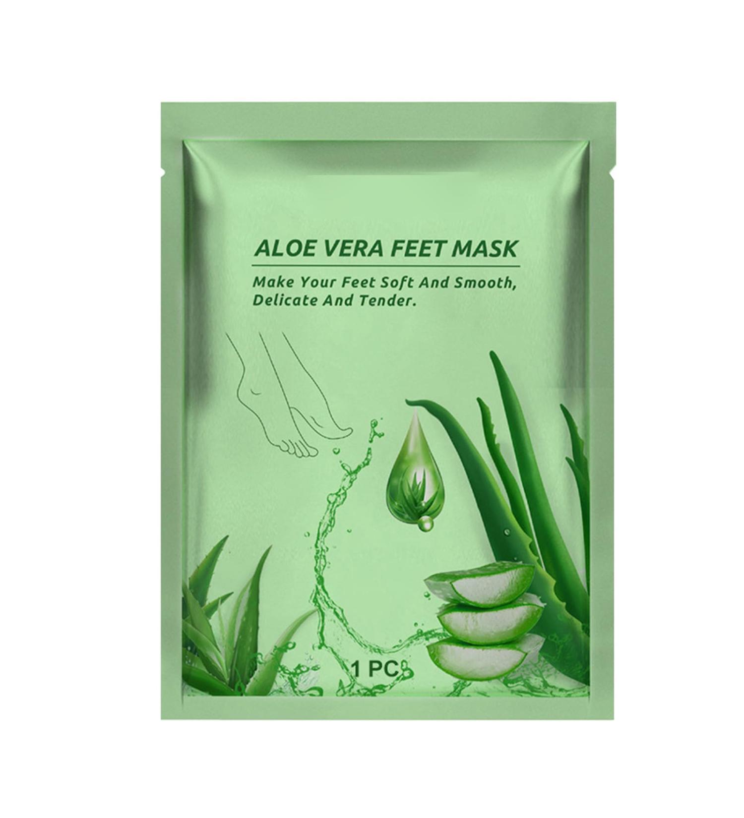 Pongnas Masque pour les Pieds L'Extrait D'alo s 5 Pi ces Masque Exfoliant Hydratant pour les Pieds avec Extrait D'alo s pour des Doux et Lisses (5 pi ces) 1 unit (Lot de 1) - Buy Online on GoSupps.com