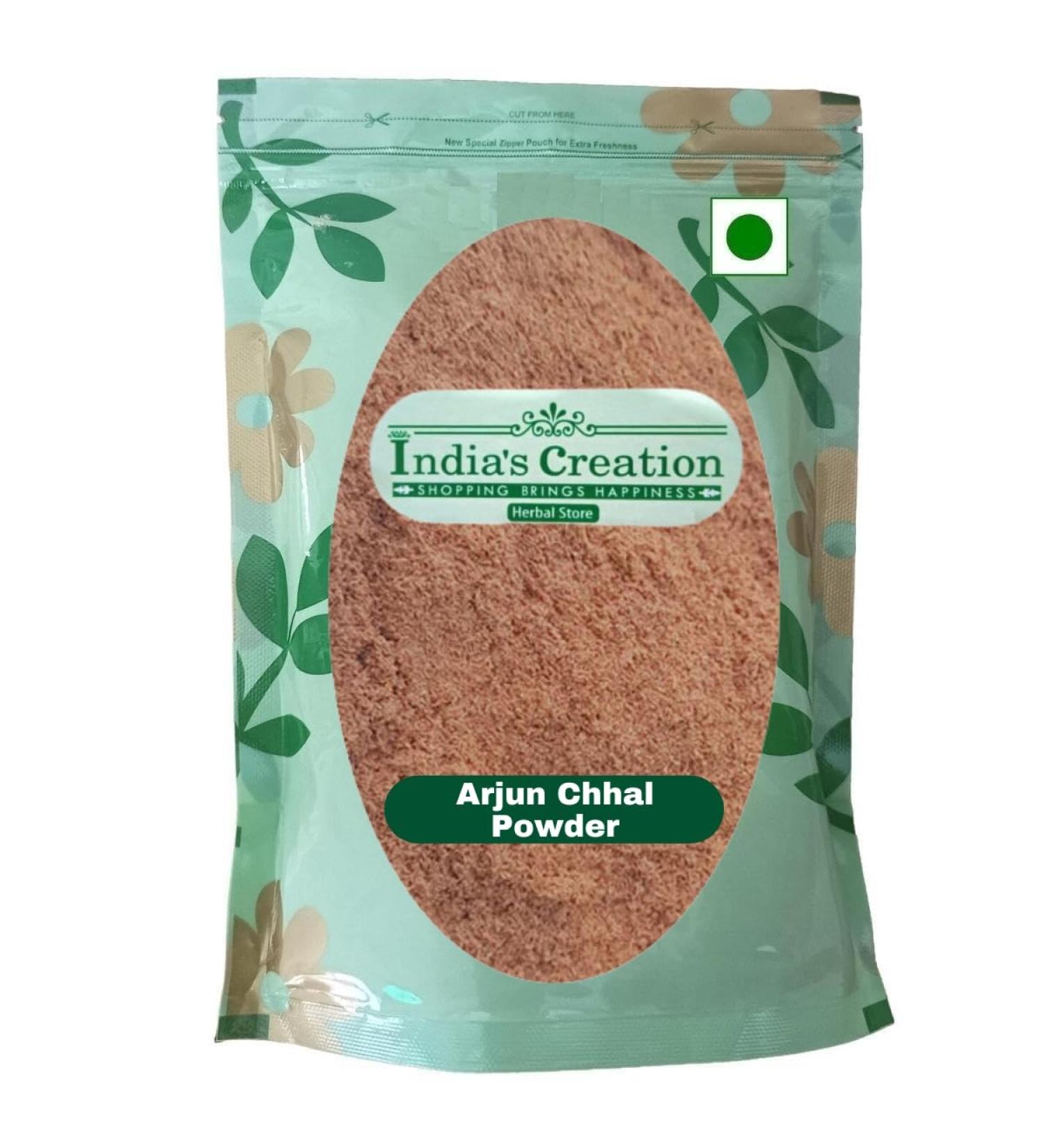 Arjuna Chaal Powder 250g - Terminalia Bark Raw Herb for Heart Health | Arjun Chhal Jadi Booti Single Herb - Buy Online on GoSupps.com