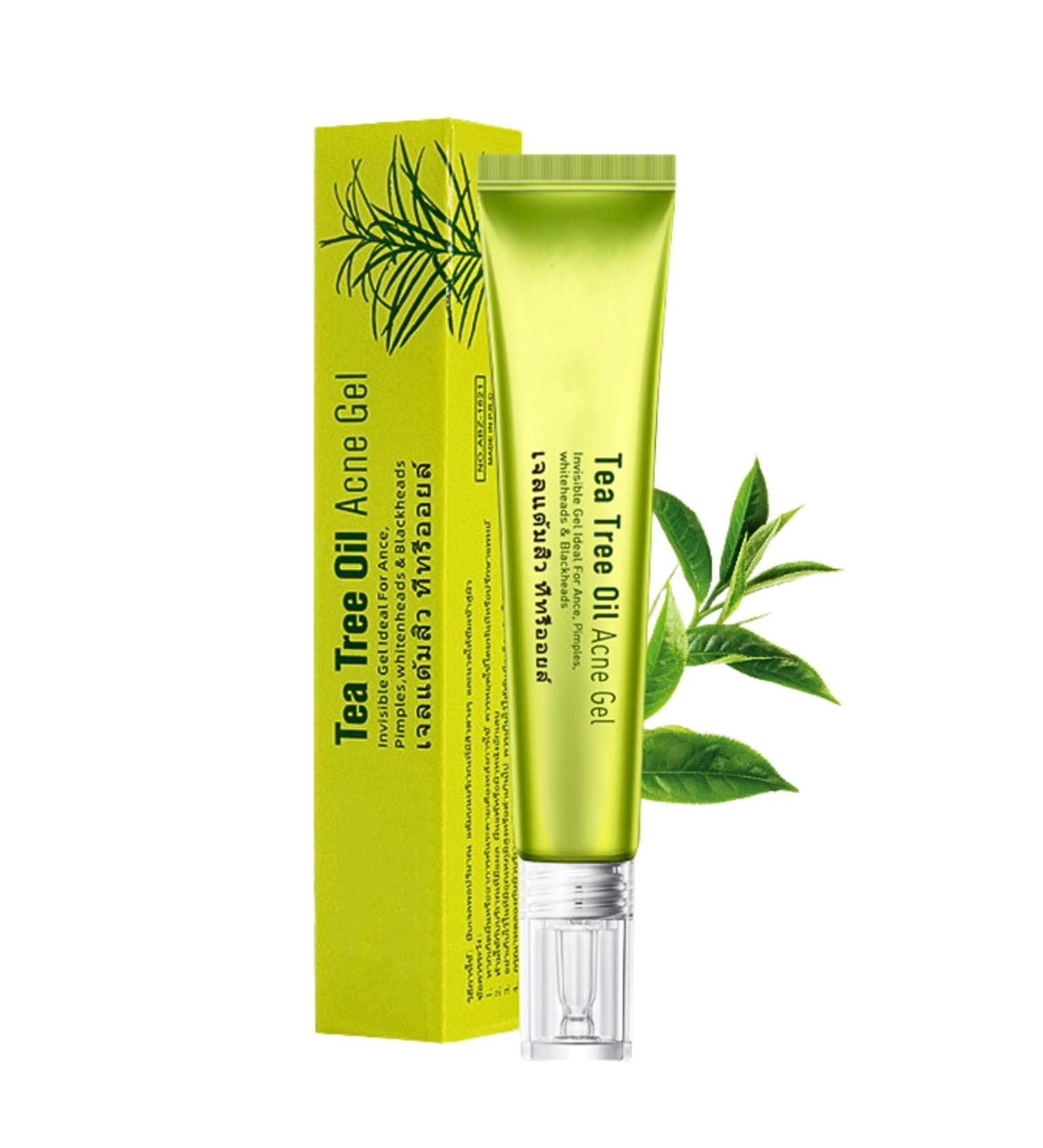 Anti Acne Removal Cream Tea Tree Acne Removal Gel Acne Cream for Acne Treatment & Spot Treatment Clear Soothing Spot Gel Acne Moisturiser Whiteheads & Blackhead Remover Invisible Gel - Buy Online on GoSupps.com