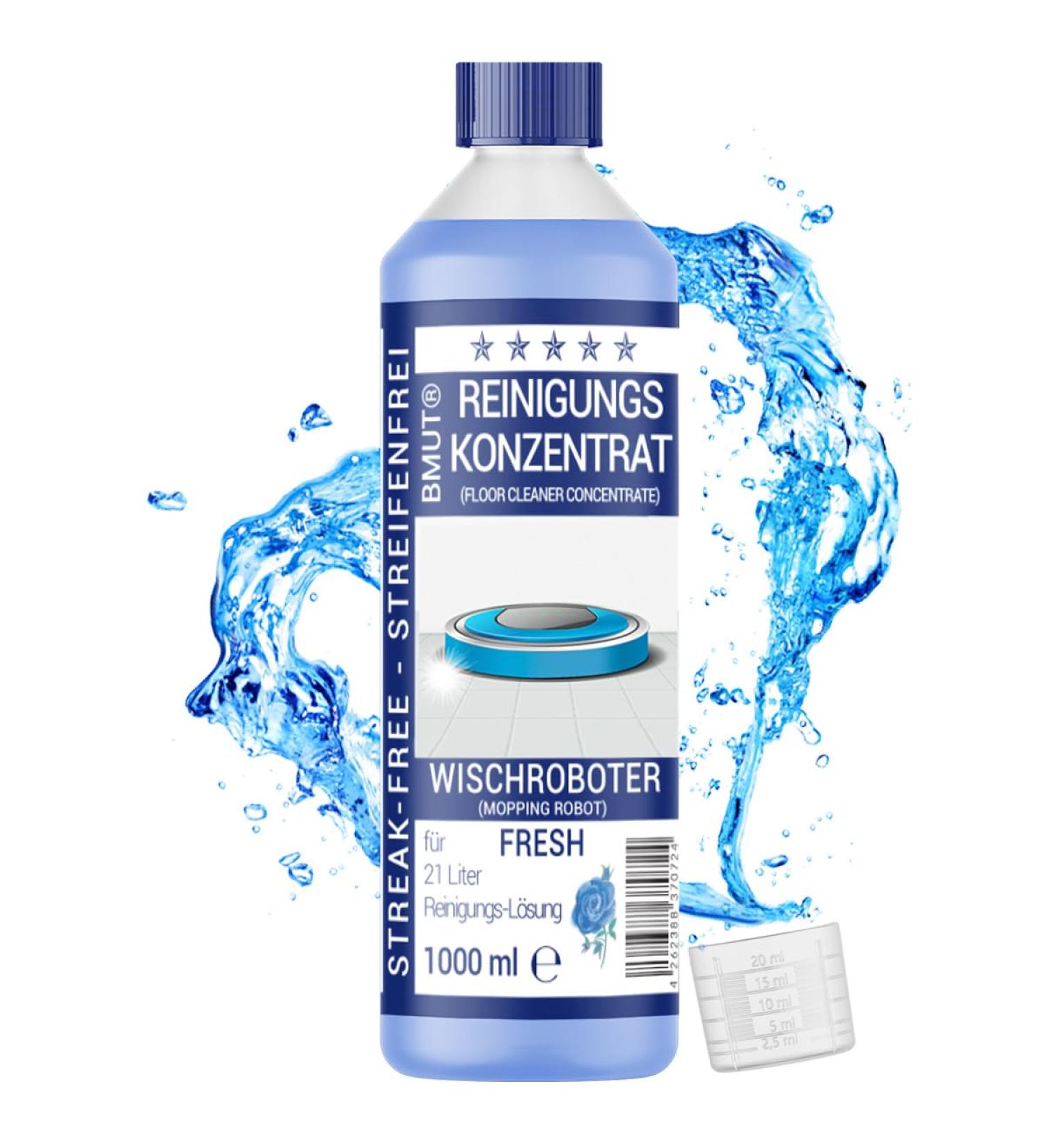 BMUT 1L Wiping Robot Cleaning Agent Concentrate - Fresh Fragrance Strip-Free Foam Arm Suction Wiper - Soil Cleaner | International Shipping Available - Buy Online on GoSupps.com