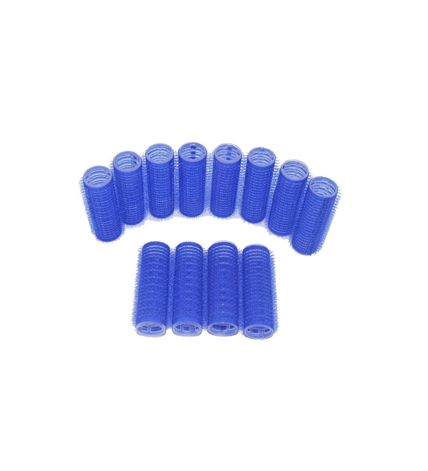 12PCS Heatless Roller Hair Curlers for Bangs - Create Natural Curly Hairstyle - Blue - Buy Online on GoSupps.com