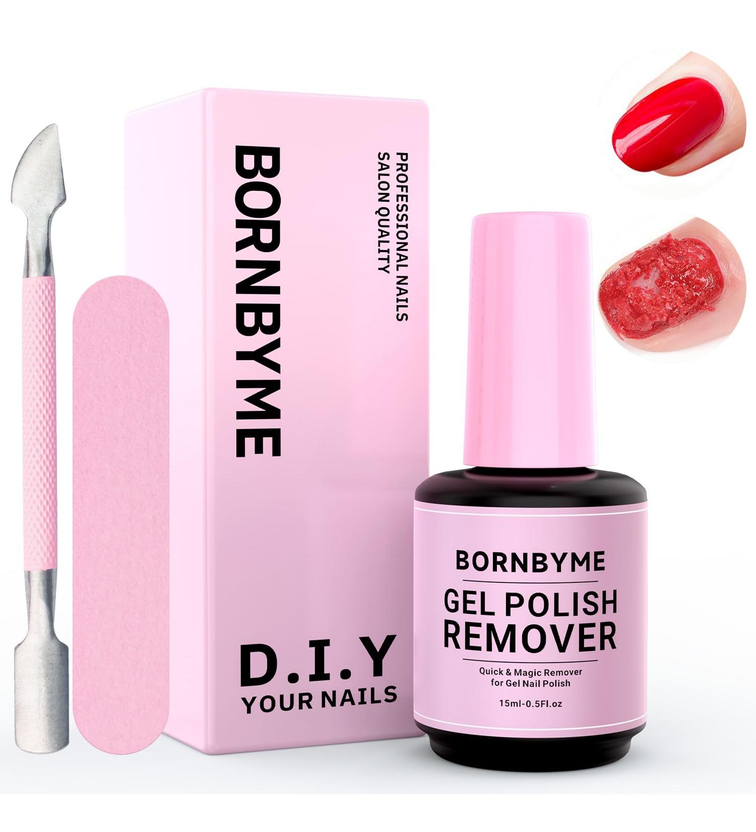 BORNBYME Gel Nail Polish Remover Kit - 3 PCS Quick Sock-off Solution for Gel False & Acrylic Nails - International Shipping Available - Buy Online on GoSupps.com