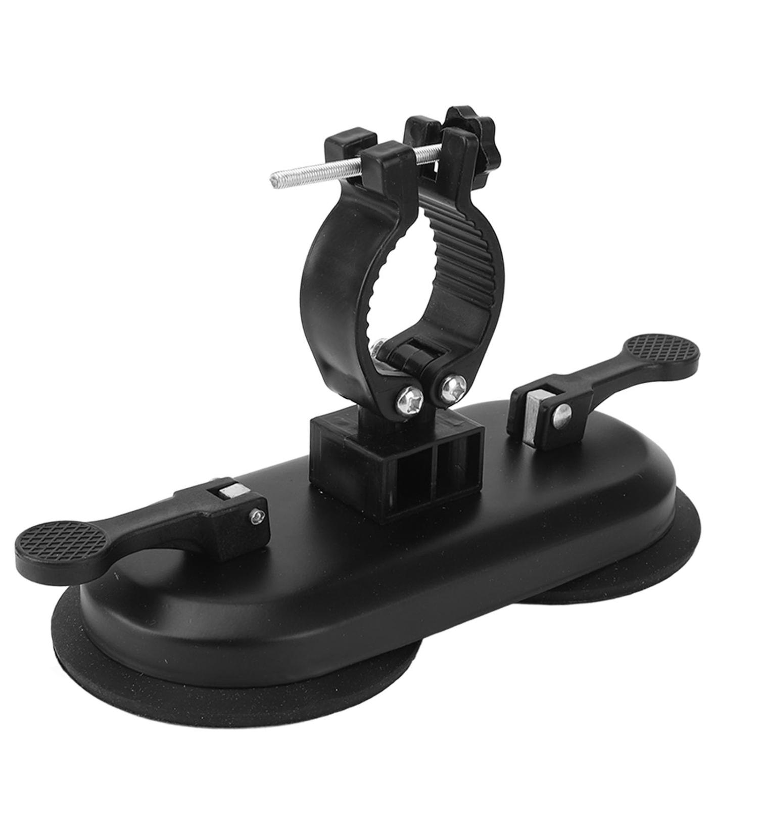 Massage Pistol Holder - Strong Suction Power Wall Bracket for All Massage Guns | Free-Handed Self Muscle Massage - Buy Online on GoSupps.com