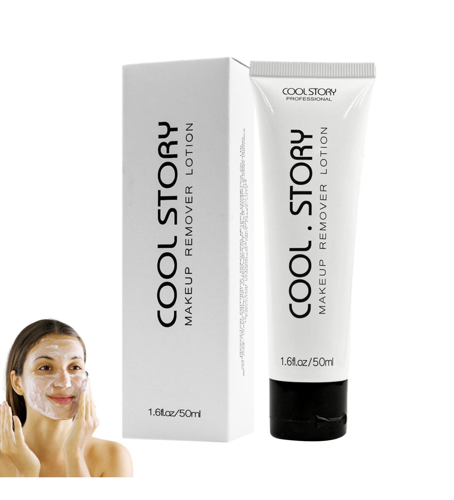 Makeup Remover Lotion Gentle Makeup Remover for Face and Eyes | Gentle Daily Cleanser Oil-Free 1.6 fl oz for Skin Types Removes Mascara Pw tools - Buy Online on GoSupps.com