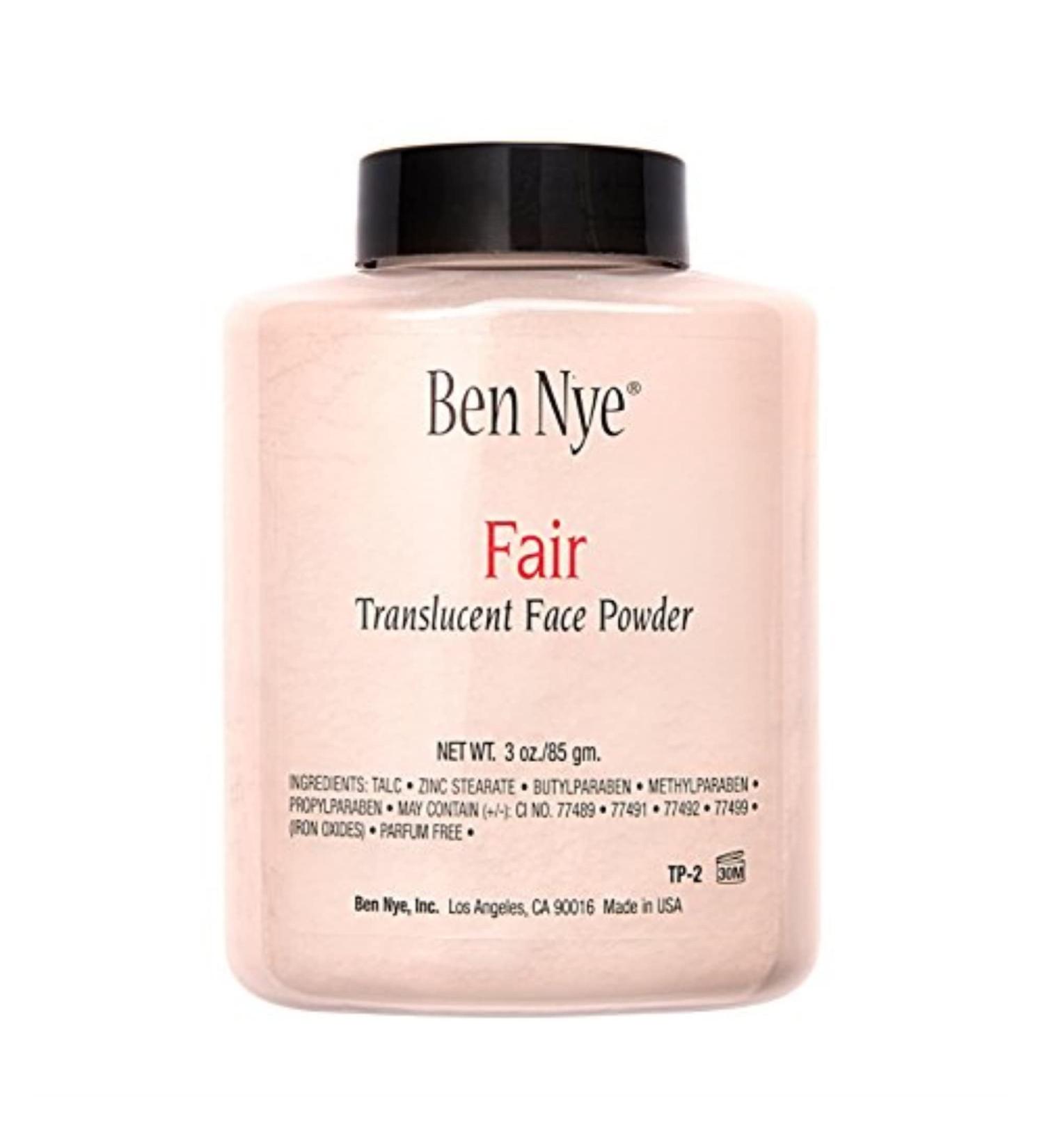 Ben Nye Fair Translucent Powder Shaker Bottle 3 Oz