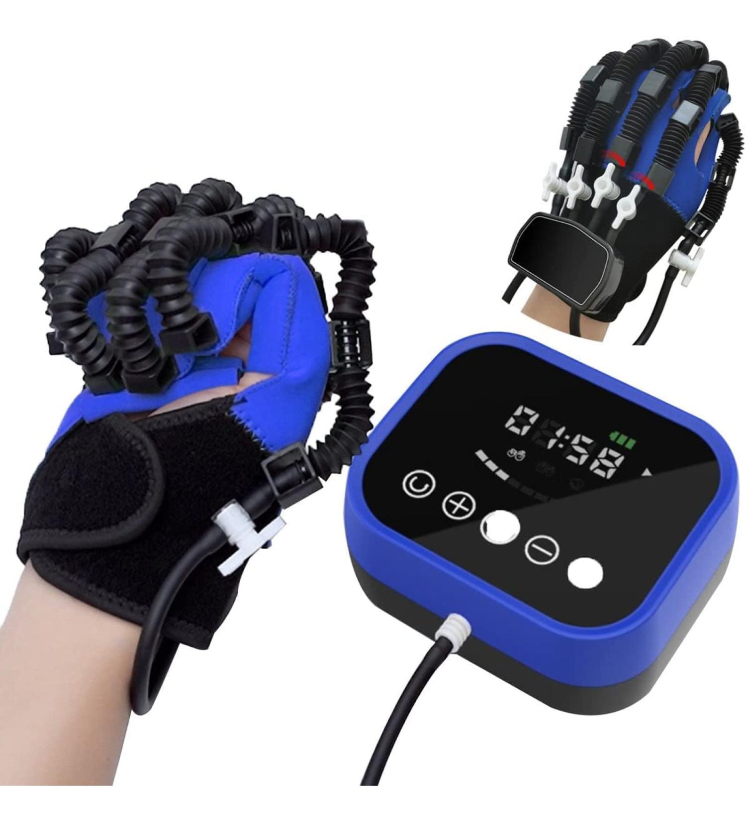 Rehabilitation Robot Gloves Finger Straightening Brace Guard for Stroke Hemiplegia Hand Function Recovery Relief Finger Cramps Right X-Large - Buy Online on GoSupps.com
