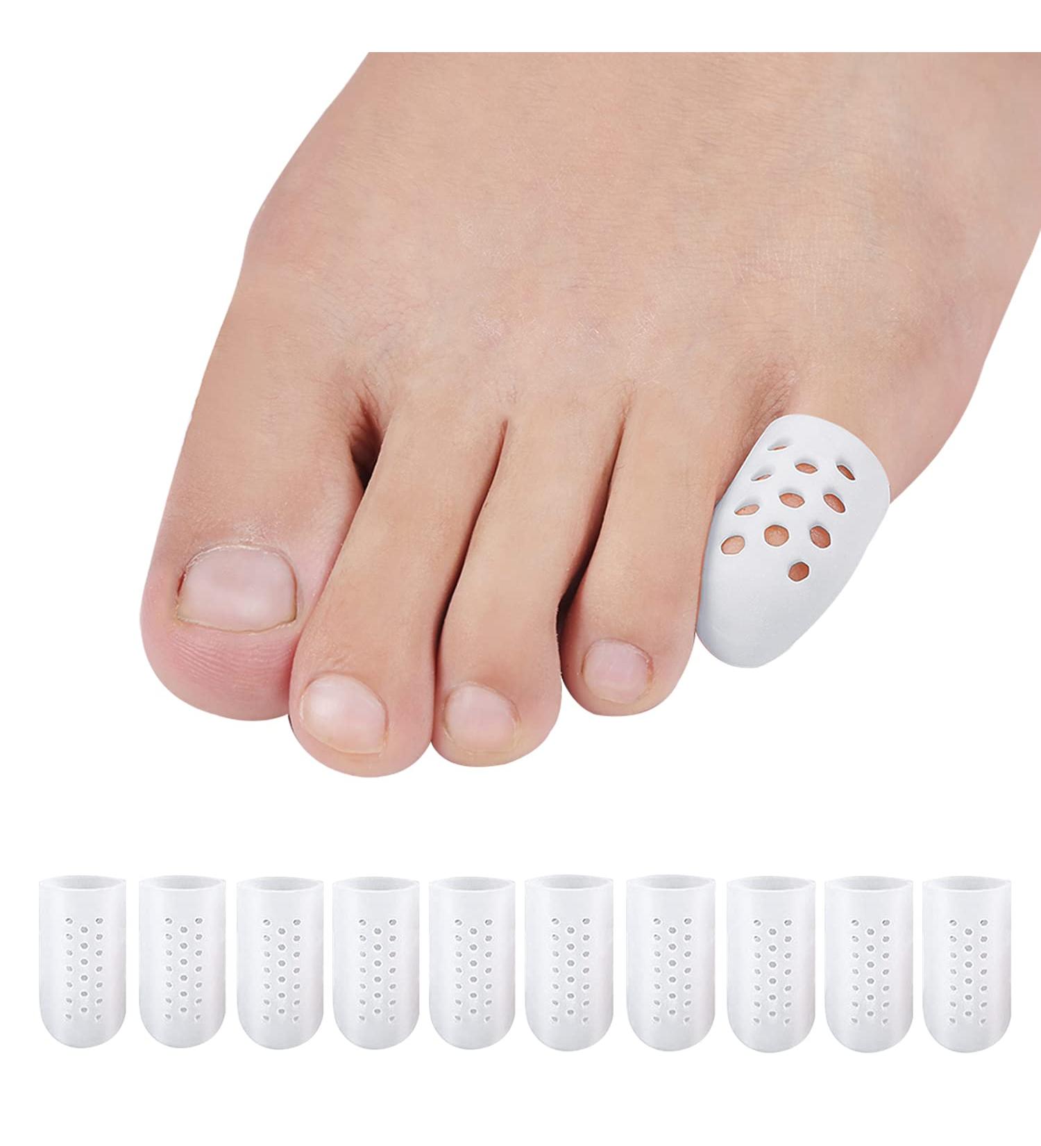 10 Pcs Breathable Gel Toe Protection Pain Relief for Corns Blisters & Ingrown Toenails | Men & Women - Buy Online on GoSupps.com