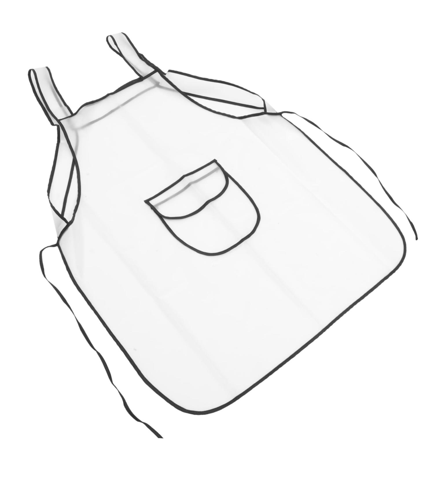 Ipetboom nail polish dress uniform hair dye major white Work baking oil supplies tpu hair stylist apron salon hair stylist apron hairstylist aprons for men decorate man apron bib 74x66cm White - Buy Online on GoSupps.com