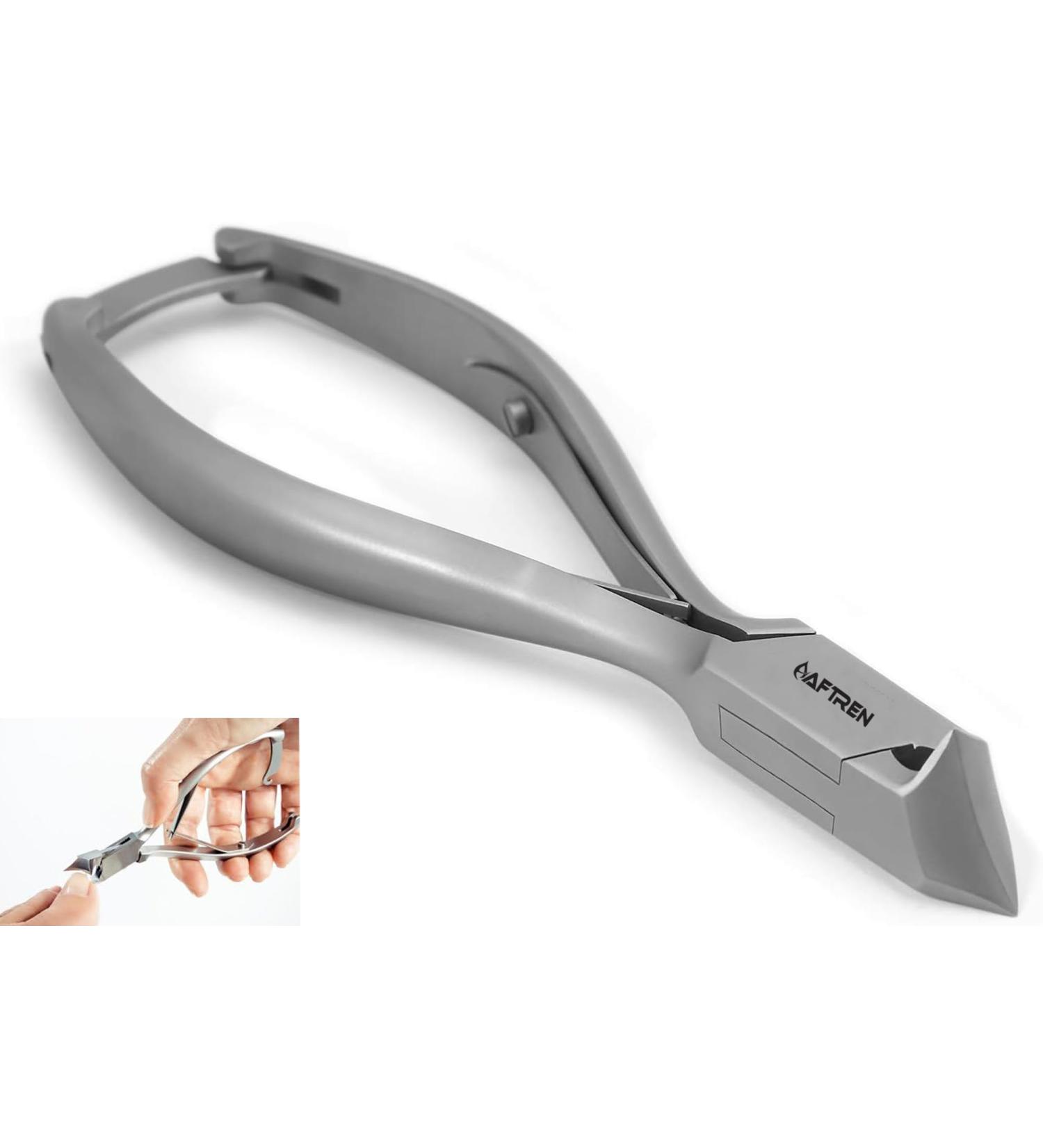 Professional Nail Clippers Pliers Toenail Nippers Moon Oblique Cut Thick Nails 20 Stainless Steel Pedicure Podiatrists - Buy Online on GoSupps.com