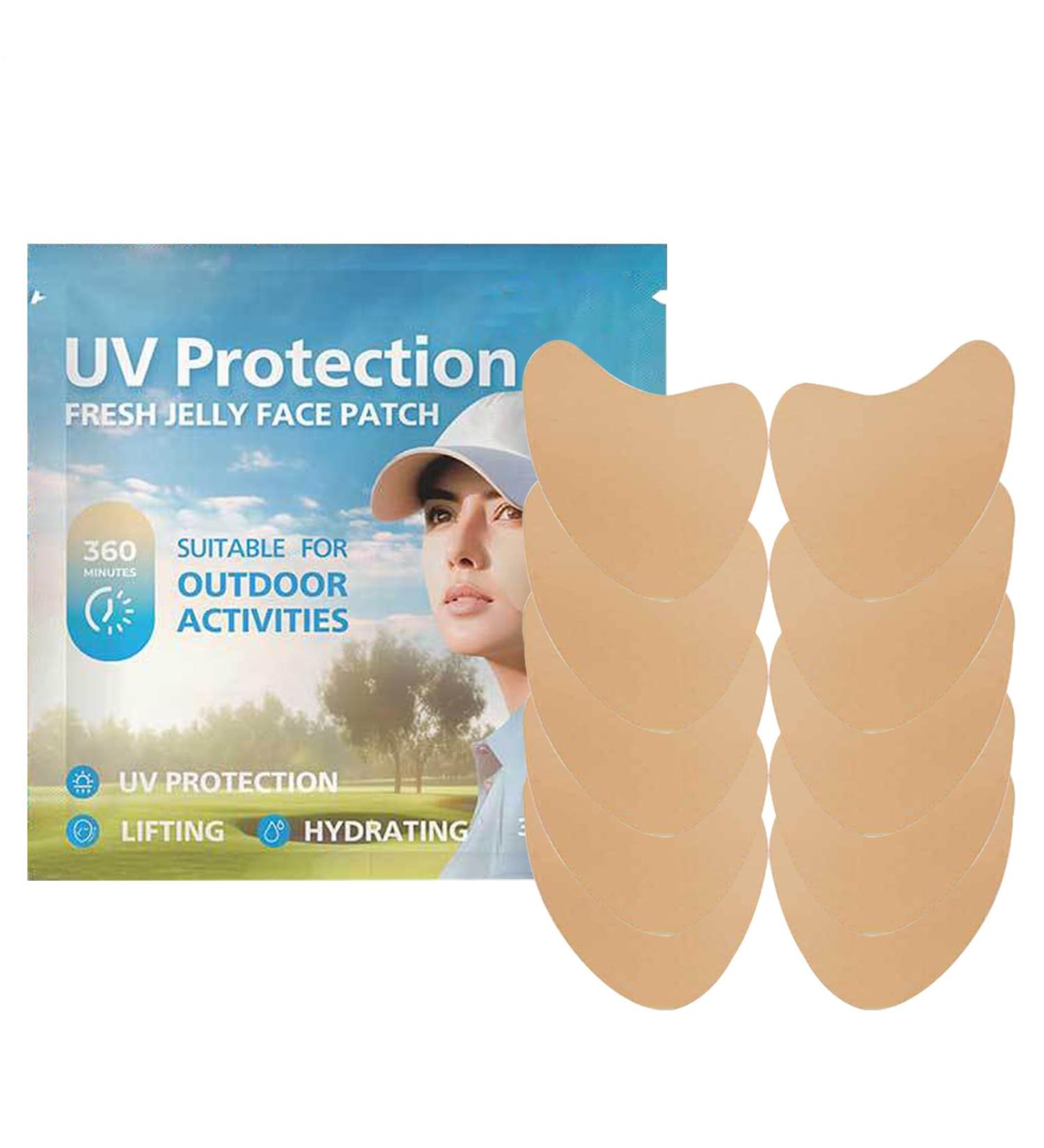 Patches De Bouclier Solaire Pour Les Joueurs De Golf - Patch De Visage De Soleil De Golf | Patches De Pour Le Visage Clear UV Patch De Soleil De Protection Ext rieure 5pair Protection UV - Buy Online on GoSupps.com