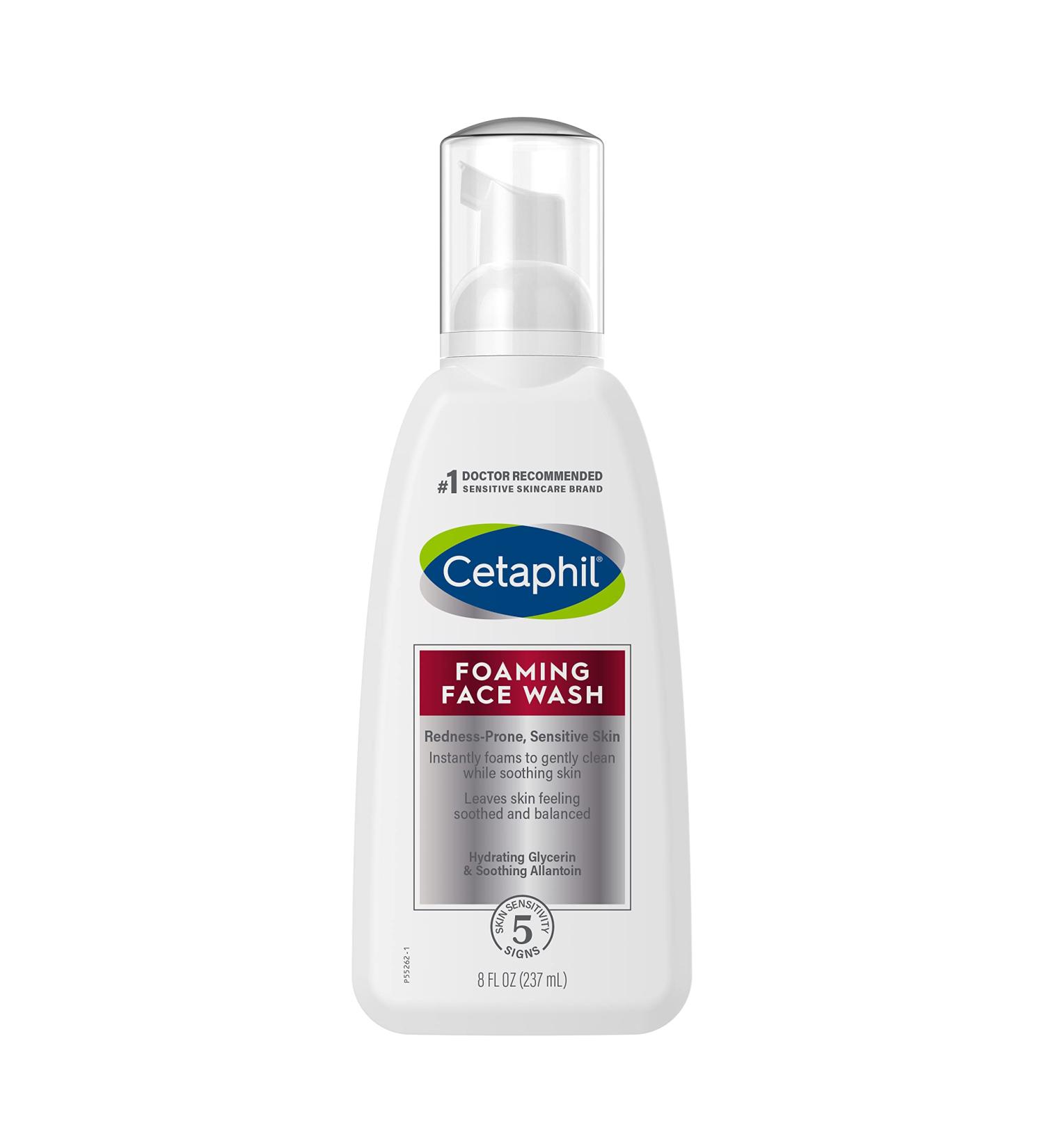 Cetaphil Foaming Face Wash 8 fl oz | Gentle Cleansing for All Skin Types - Buy Online on GoSupps.com