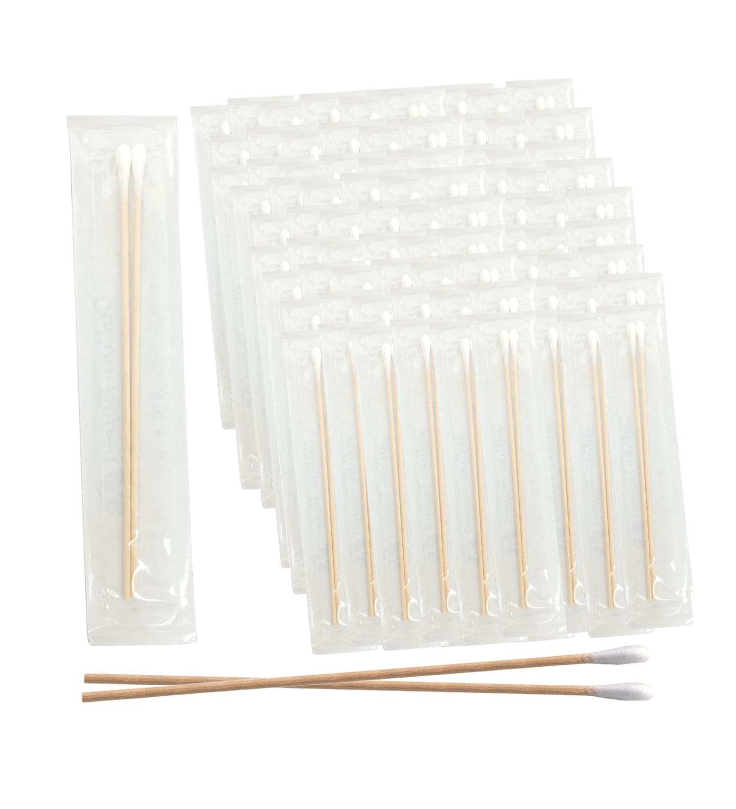 200 Sterile 6 Wooden Cotton Tipped Applicators - Medical Swabsticks for Location Application & Crafts - Buy Online on GoSupps.com