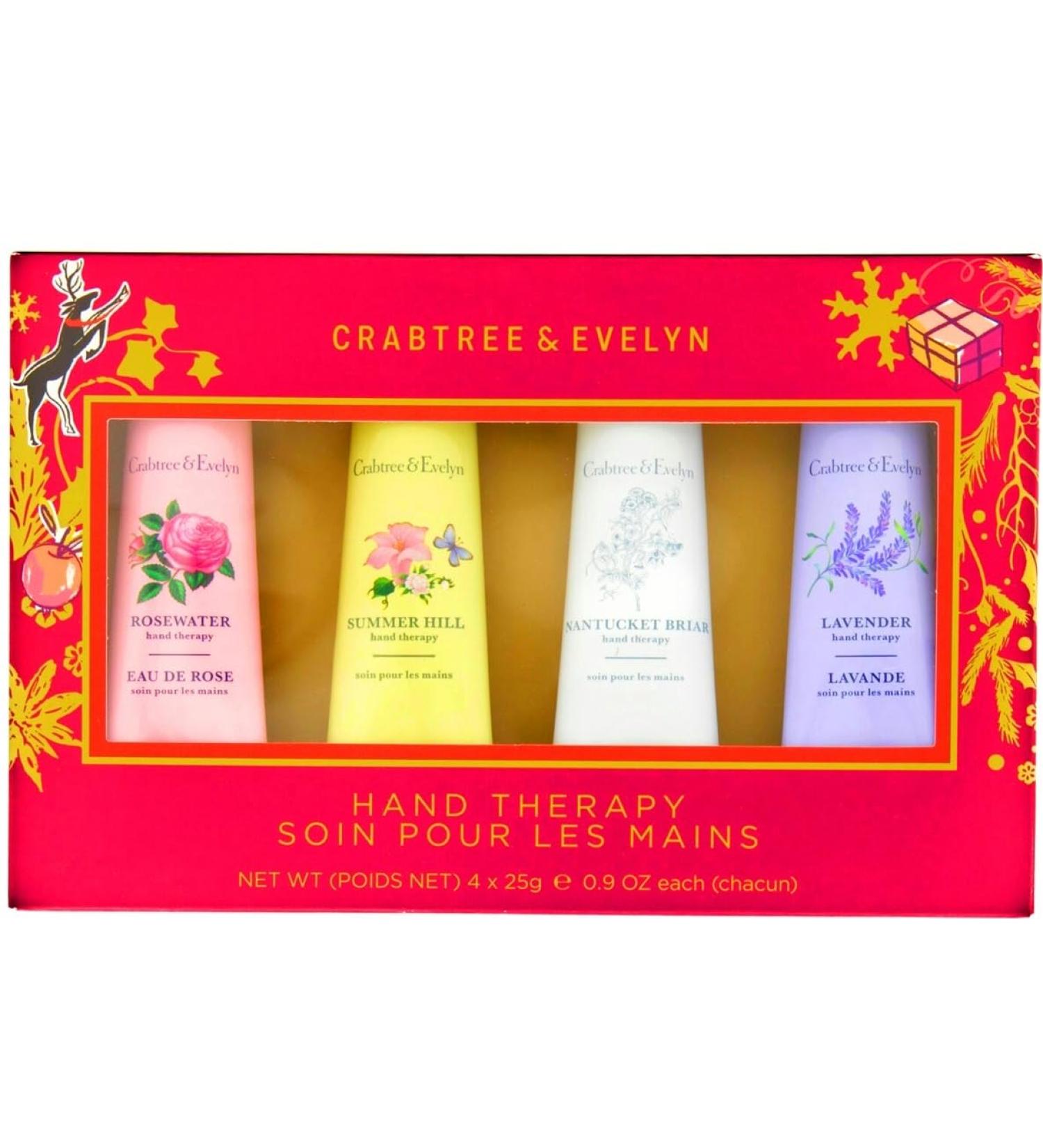 Crabtree &Evelyn Hand Therapy Cream Floral Scented Gift Set