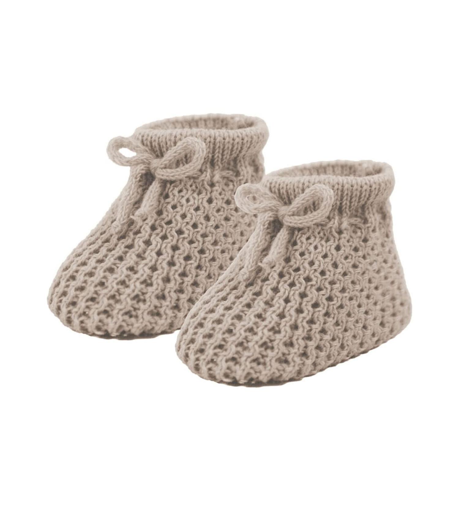 Royal Icon Baby Booties 0-3 Months - Cozy and Secure Infant Slippers - Unisex Newborn Baby Boots - Coffee Brown - Buy Online on GoSupps.com