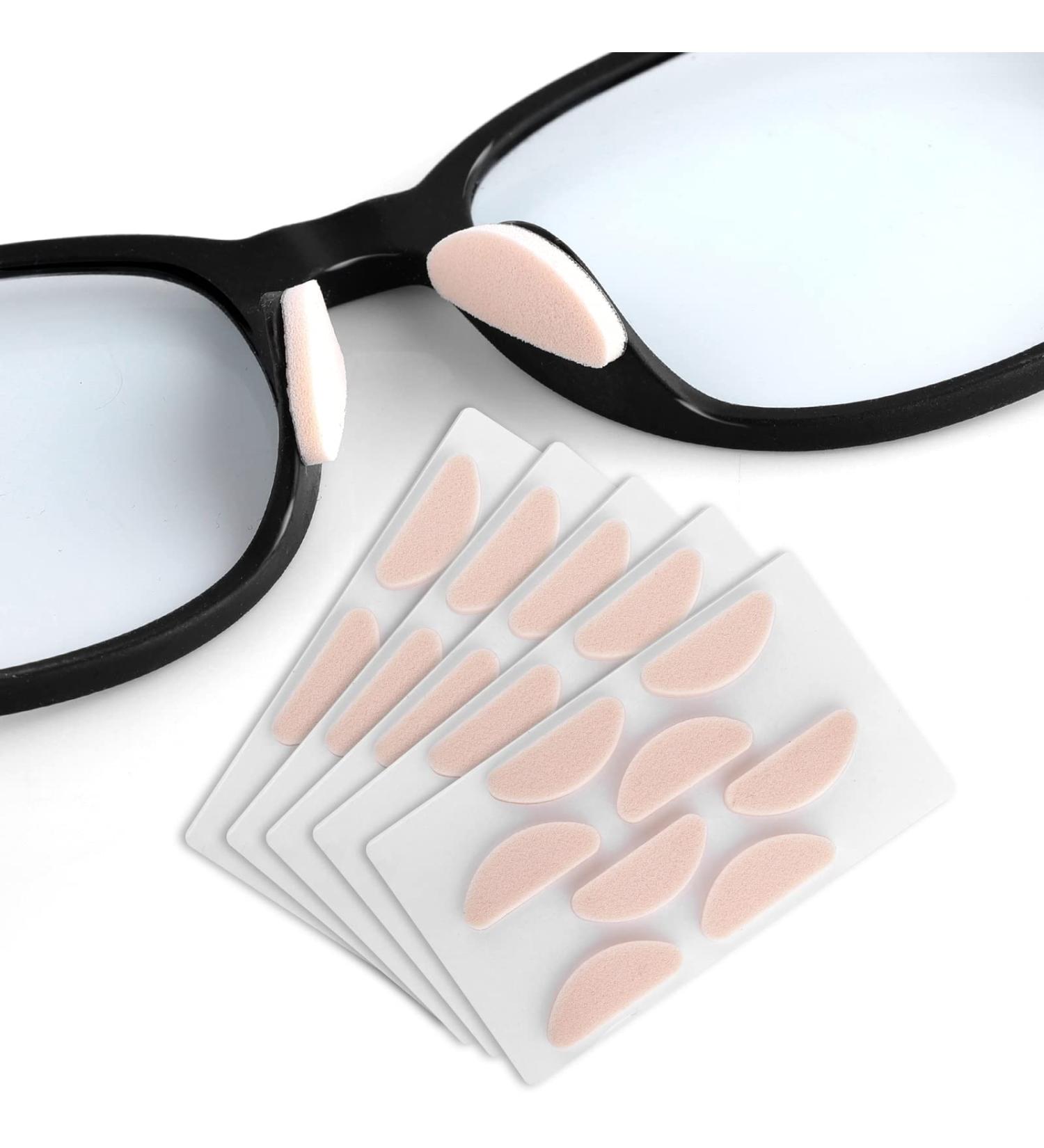 ASTER 20 Pairs of Eyeglass Nose Pads Soft Foam Self-Adhesive Nose Pads Anti-Slip Sponge Glasses Nose Pads for Sunglasses Glasses (D-Shape) Cream - Buy Online on GoSupps.com