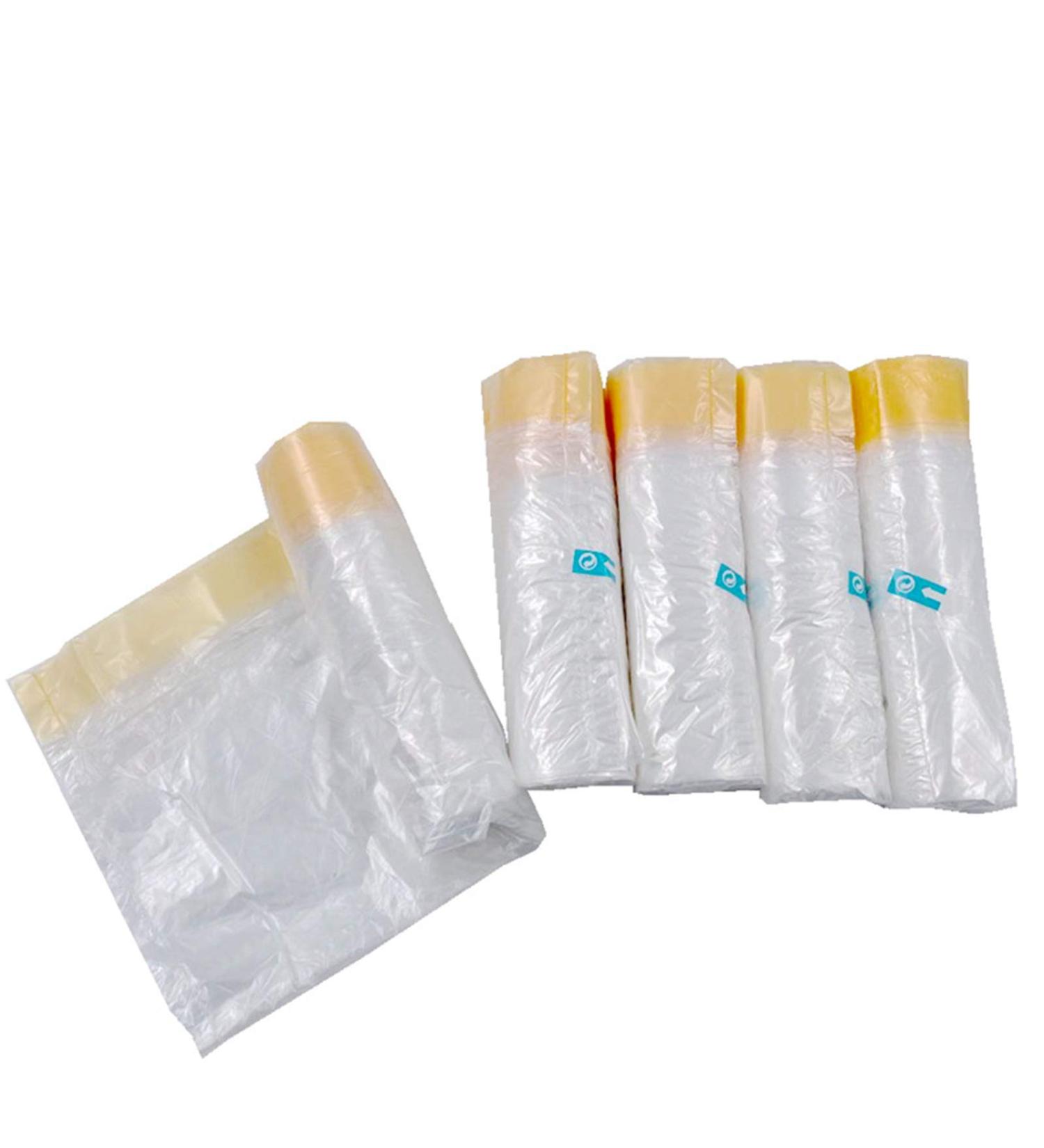Drawstring Trash Bag Holder for Kitchen Household Thickened Disposable Closing Cleaning Bag Stretch Resistance 200 Pcs 45 * 50 45*50 - Buy Online on GoSupps.com