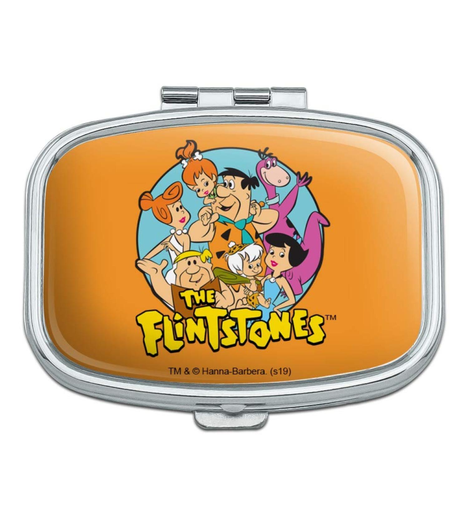 Flintstones Group Rectangle Pill Case - Unique Trinket Gift Box | Perfect for Collectors & Daily Use - Buy Online on GoSupps.com