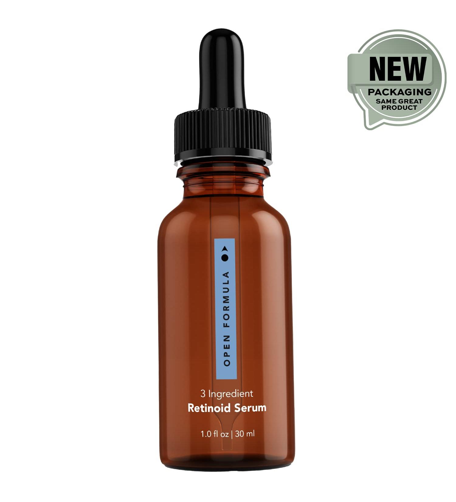 Open Formula Retinoid 5% Serum - Anti Aging Treatment for Fine Lines, Dark Spots & Uneven Skin Tone - Gentle Alternative to Retinol - Face & Eye Moisturizer - Buy Online on GoSupps.com