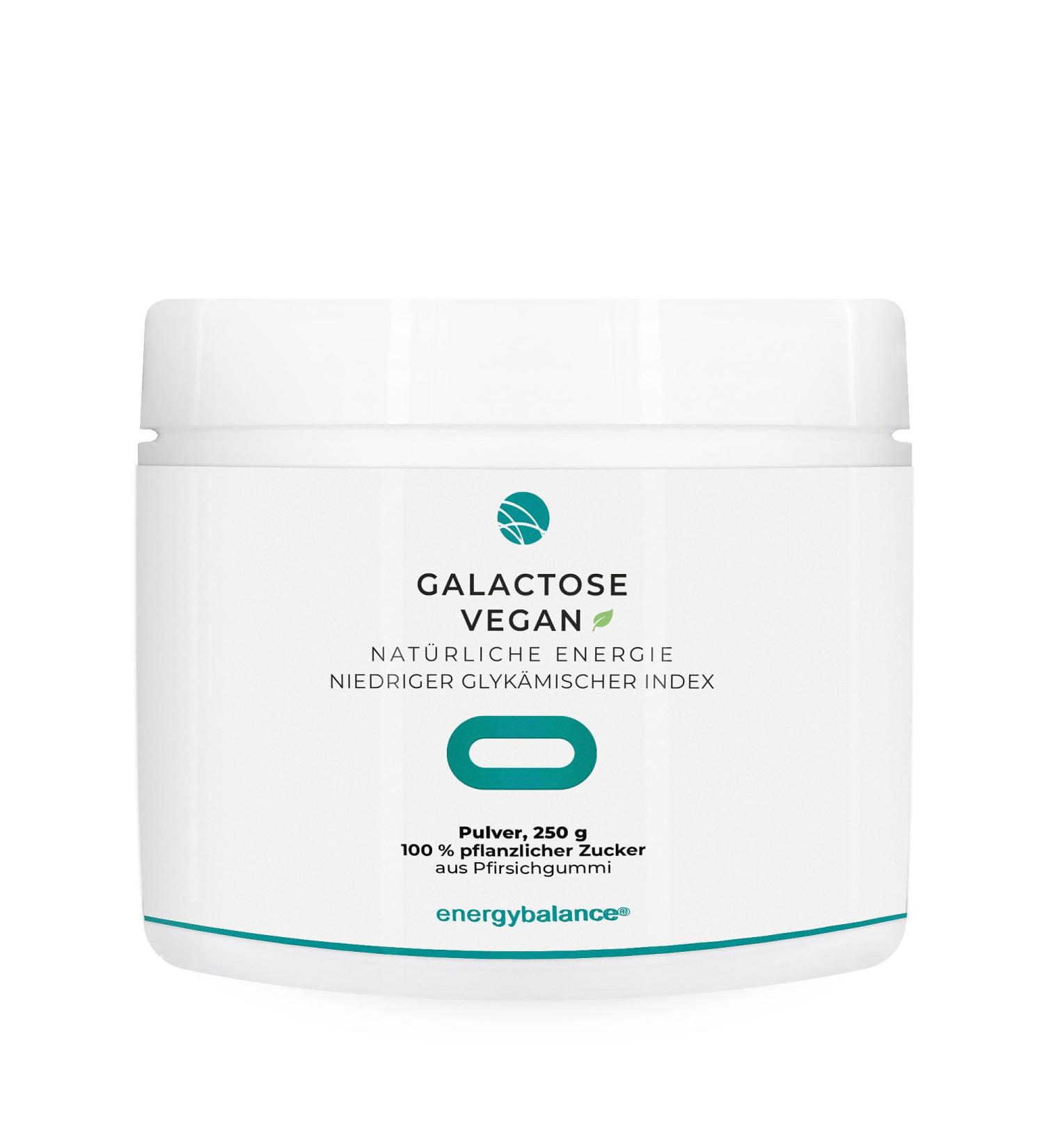 EnergyBalance Galactose Vegan Rubber Peach 250g 83 days