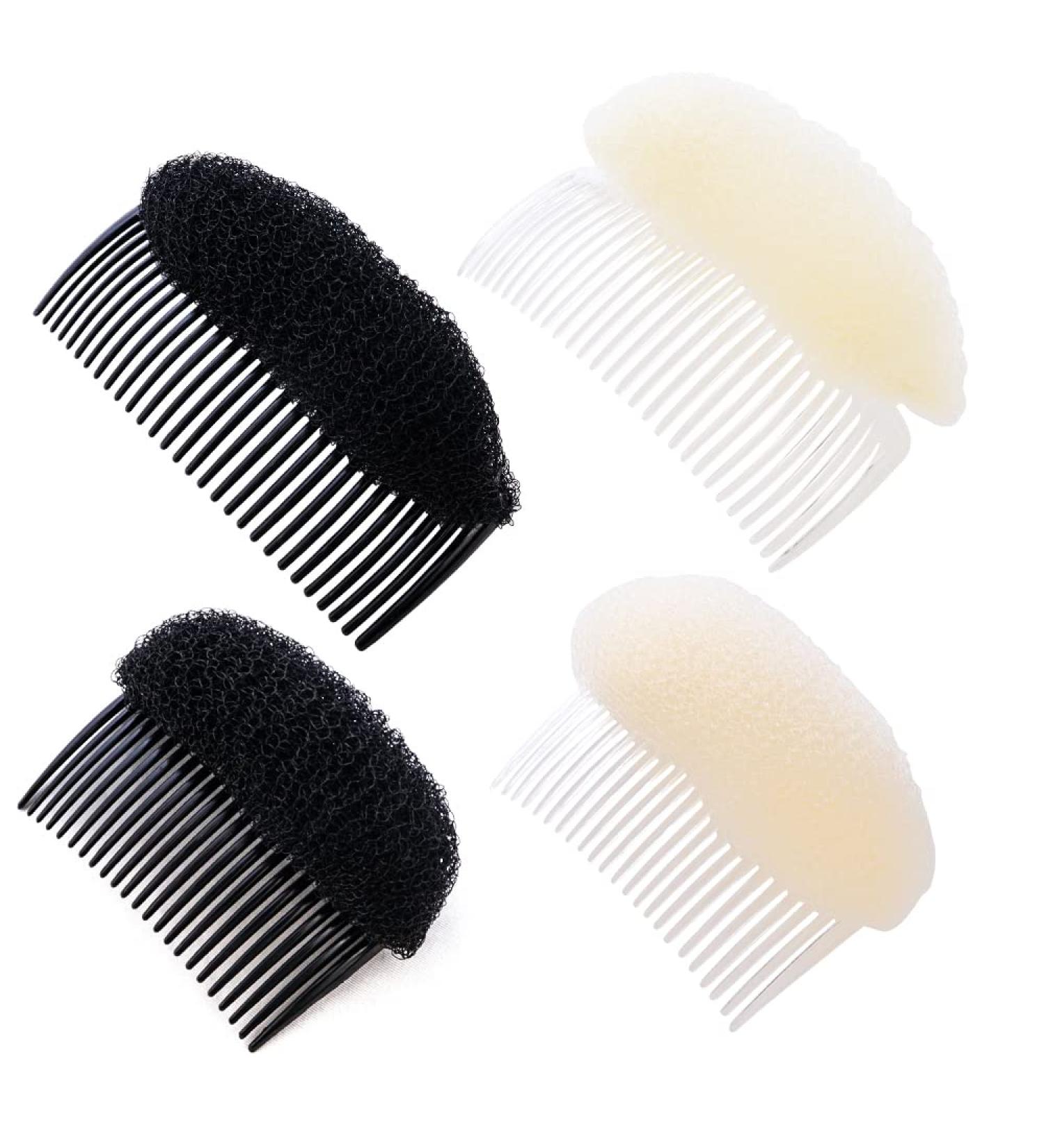 TCOTBE 4 Pcs Hair Bun Volume Inserts & Combs Set for Charming Hairstyles - Bun Maker & Styling Accessories for Women & Girls - Buy Online on GoSupps.com