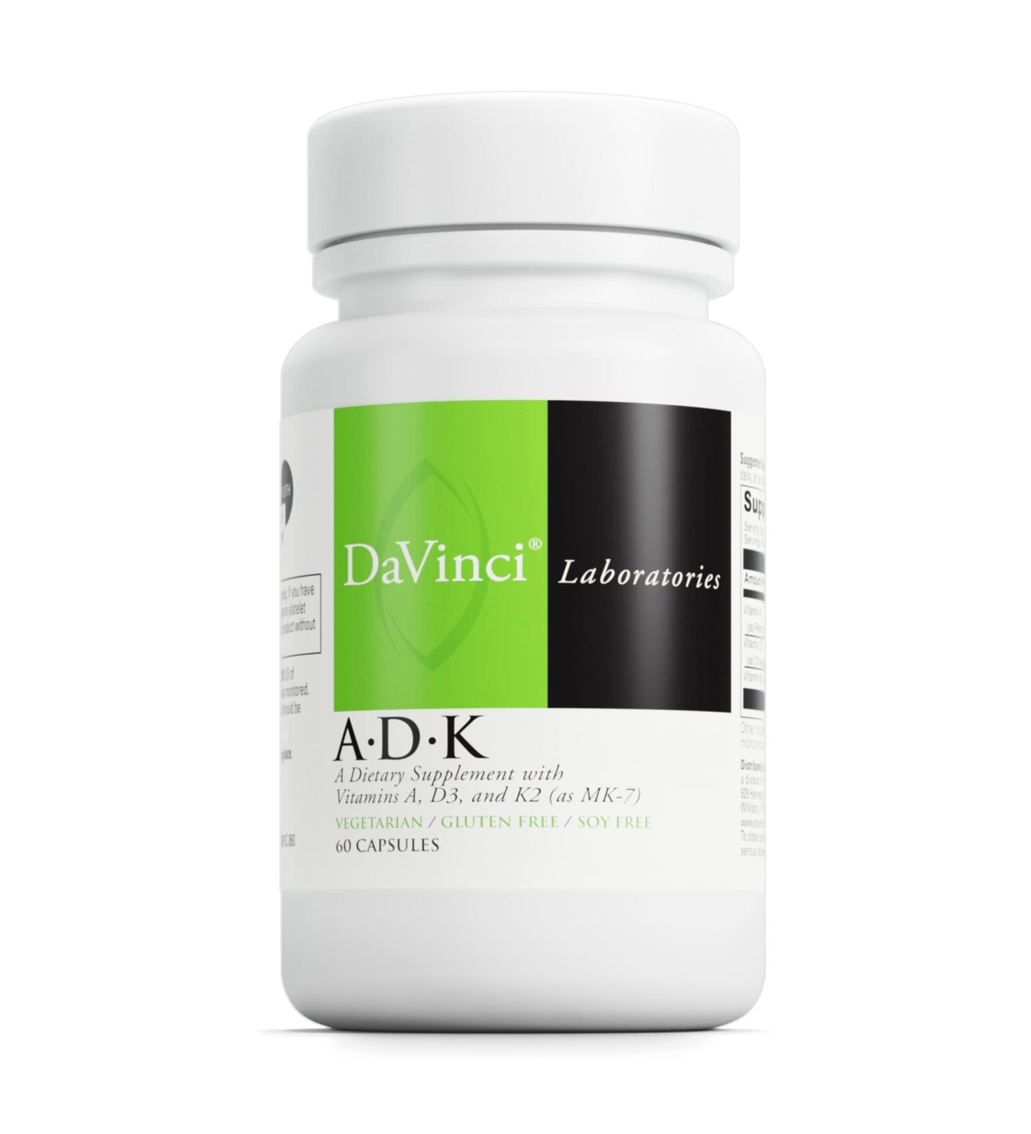 Buy DaVinci Laboratories A-D-K 60 Capsules | Premium Vitamin Supplement - Buy Online on GoSupps.com