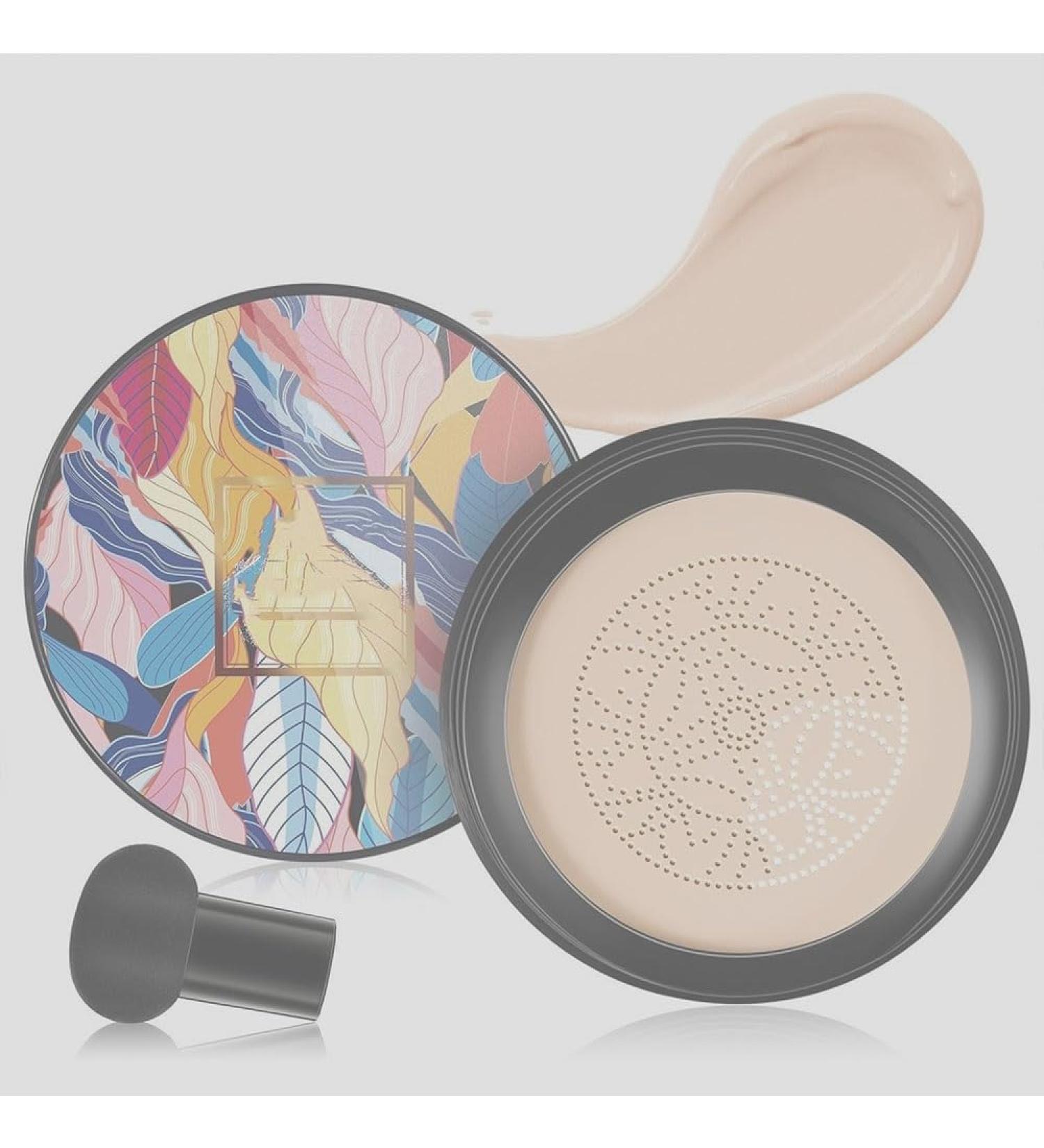 2024 Newest Mushroom Head Air Cushion CC Cream Long-lasting Base Makeup Face Makeup BB Cream(Natural Color: 1pc) - Buy Online on GoSupps.com